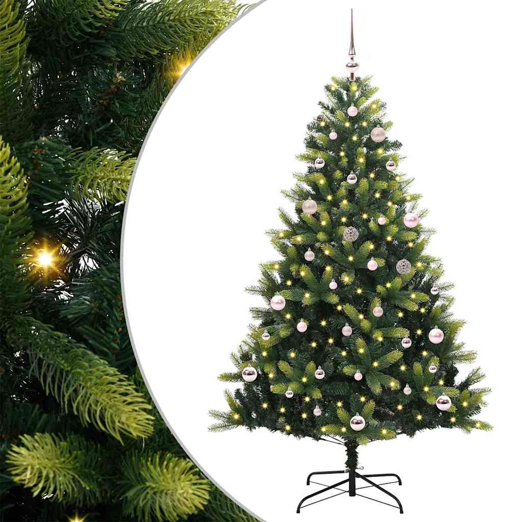 COZERA Artificial Hinged Christmas Tree 150 LEDs Green 150 cm - Brittle & Co