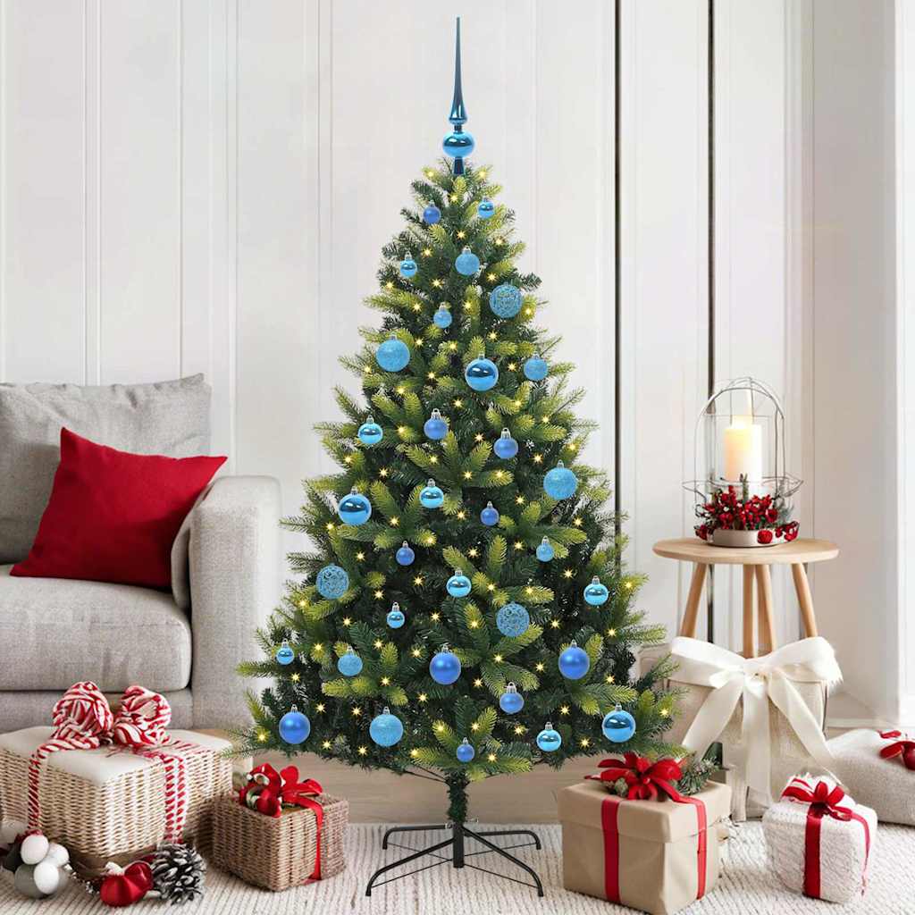 COZERA Artificial Hinged Christmas Tree 150 LEDs Green 150 cm - Direct Imports