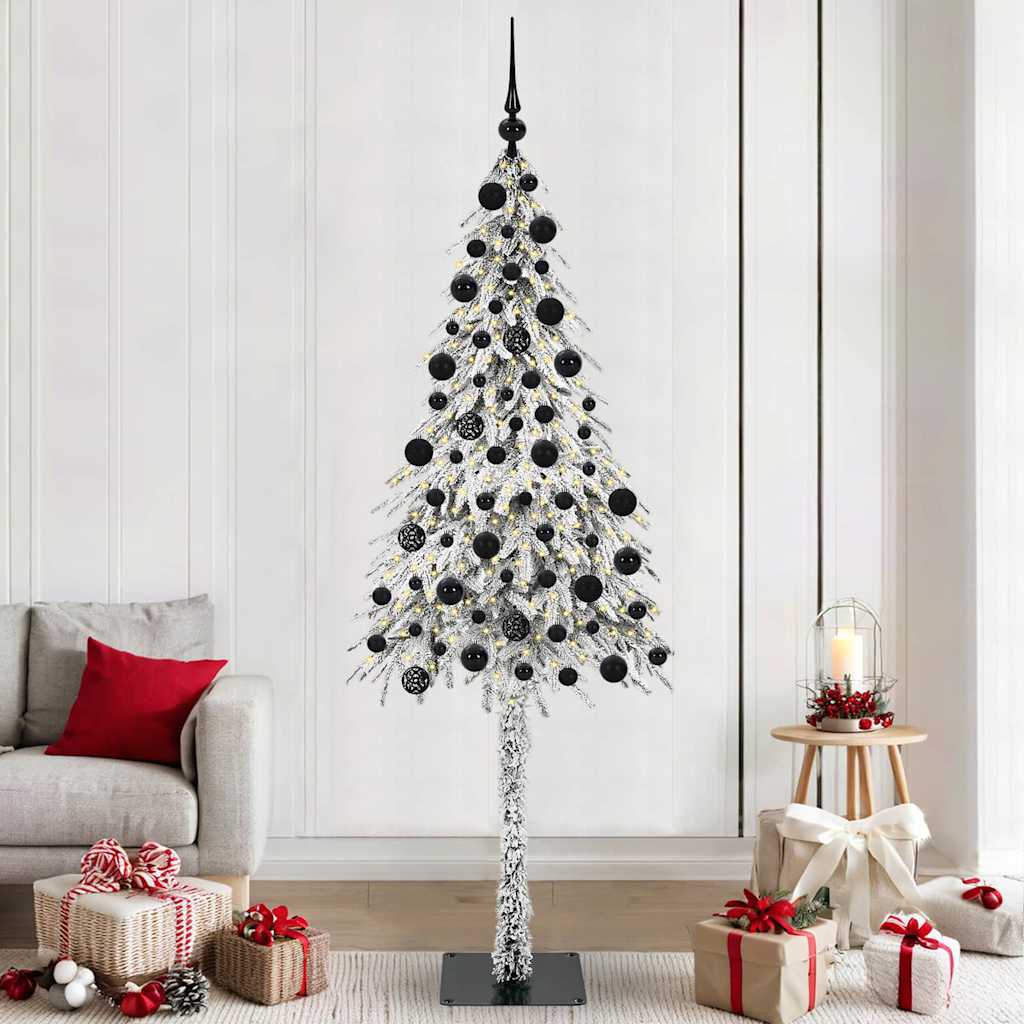 COSWIN Christmas Tree with 300 LEDs White 210 cm PE and Steel - All Things Good