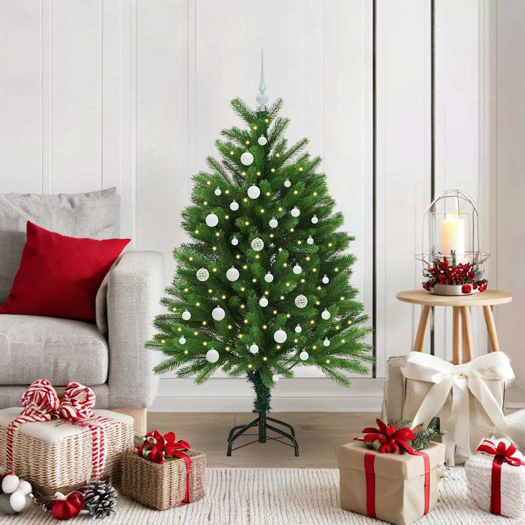 BRISNO Christmas Tree with 150 LEDs with Stand Green 120 cm PE - All Things Good