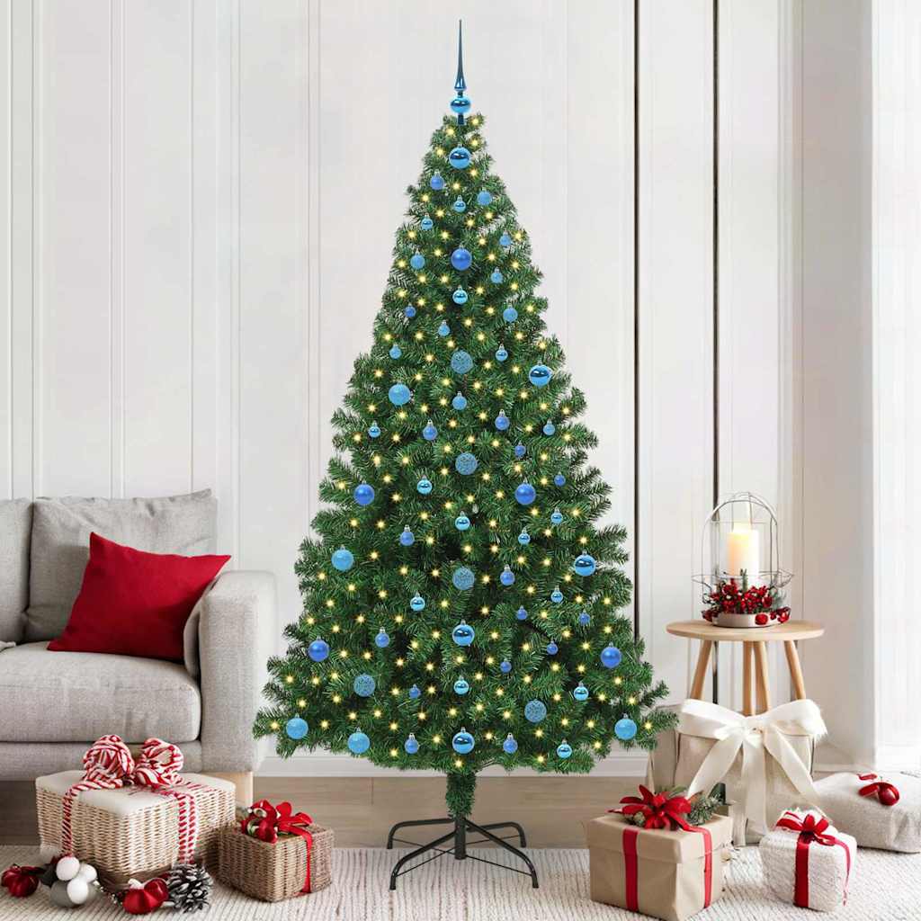 COSDEN Artificial Christmas Tree with 300 LEDs with Stand Green 210 cm - Style and Chic