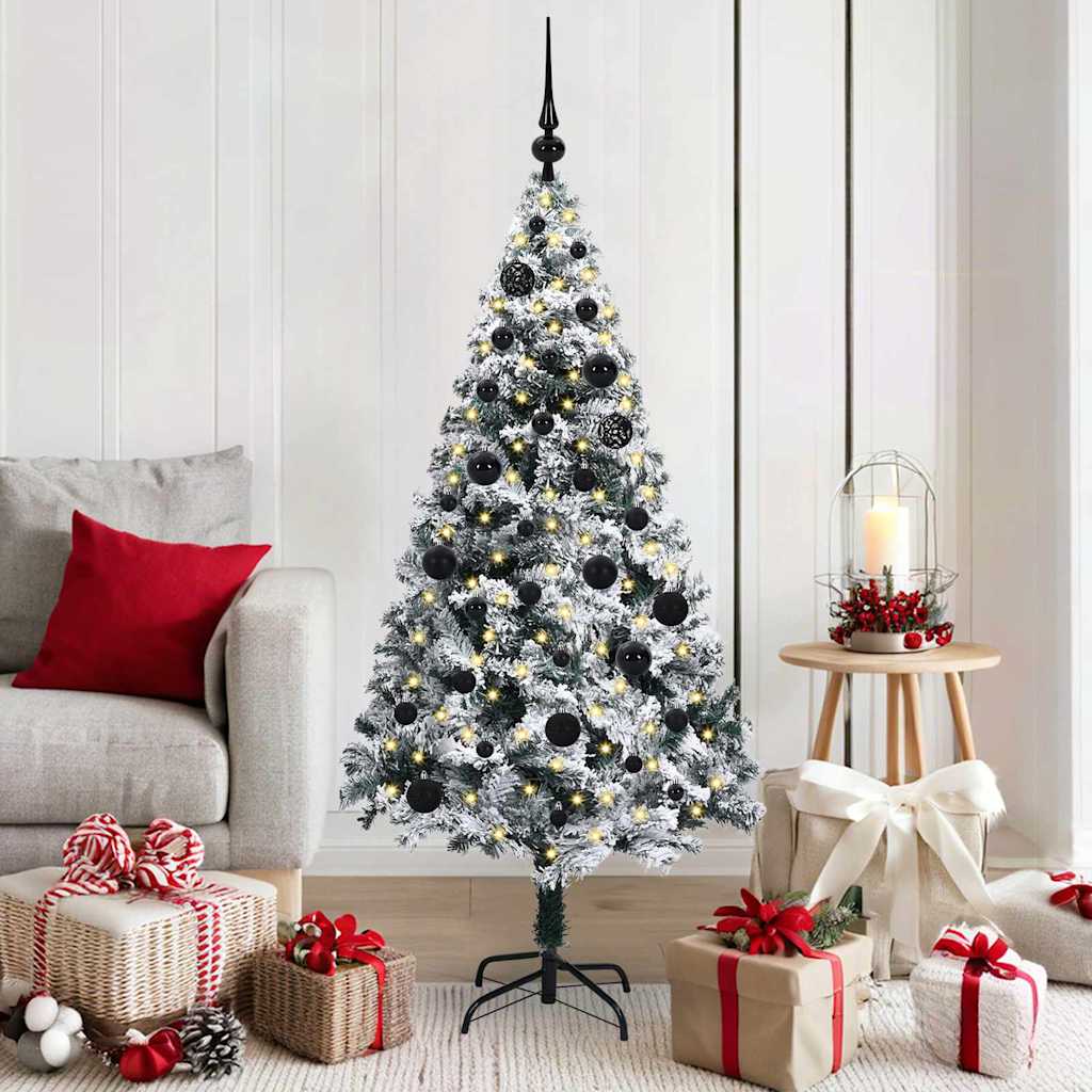 COSDEN Artificial Christmas Tree with 150 LEDs with Stand Green 150 cm - All Things Good