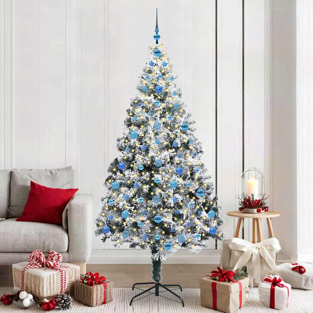 COSDEN Artificial Christmas Tree with 300 LEDs with Stand Green 210 cm - Millennium Furniture