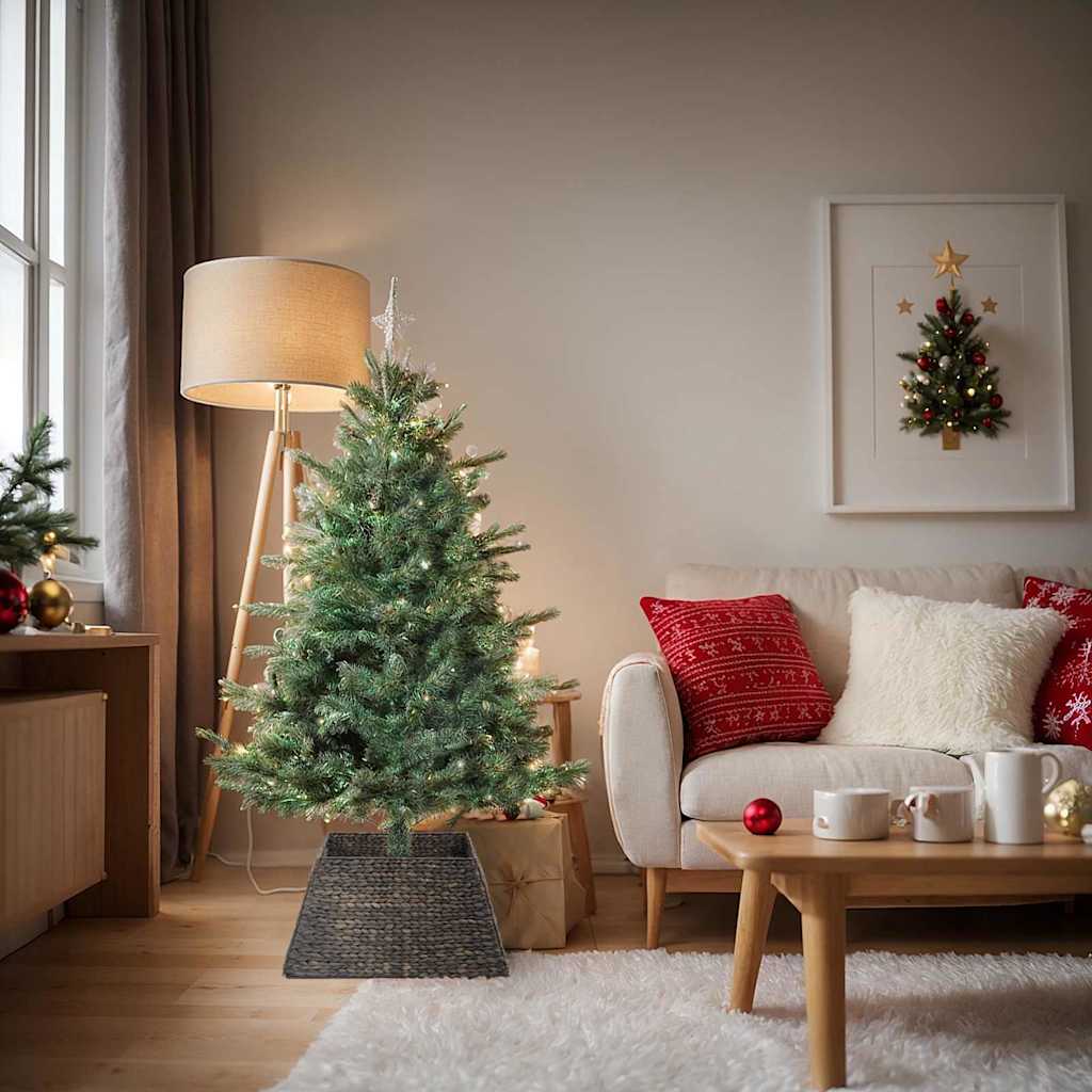 FROSTI Christmas Tree Collar Black 60 x 60 x 28 cm Water Hyacinth - Decor Base