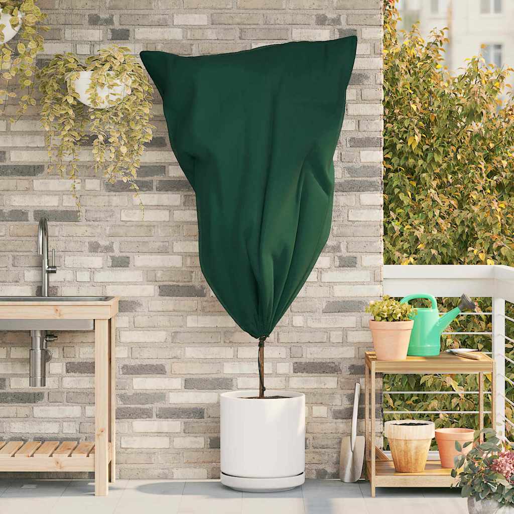 HADEN Frost Protection Plant Fleece Covers 10 pcs 0.8x1.2 m - Green - Charlotte Dunes