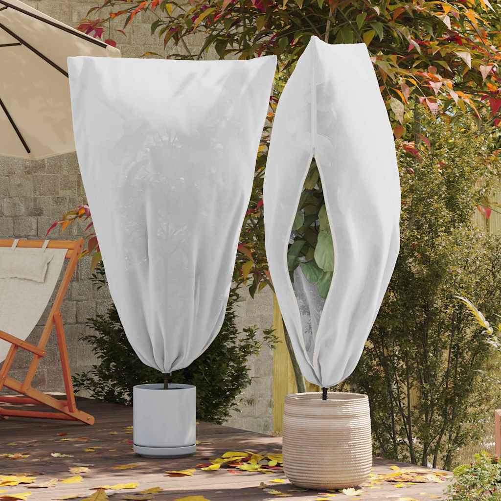 HADEN Frost Protection Plant Fleece Covers 5 pcs 1.55x1.55 m - White - Charlotte Dunes