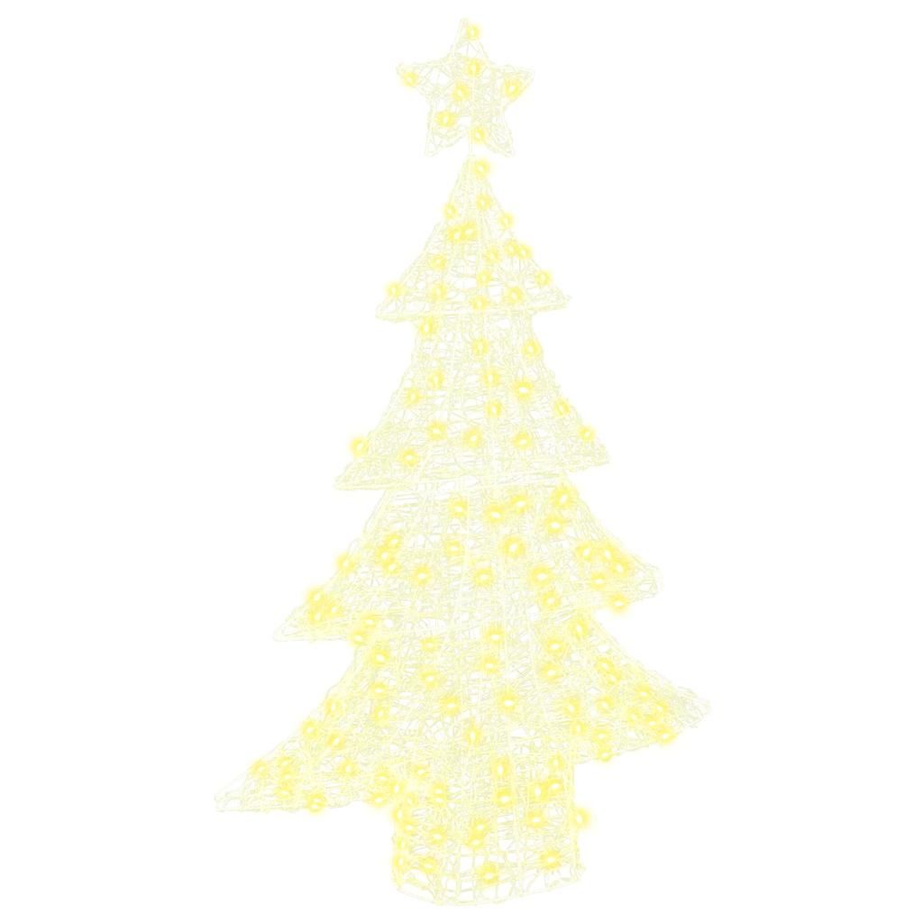 FLYNOR Christmas Tree with 100 LEDs Warm white 120 cm Acrylic - Tyrell & Tyrell