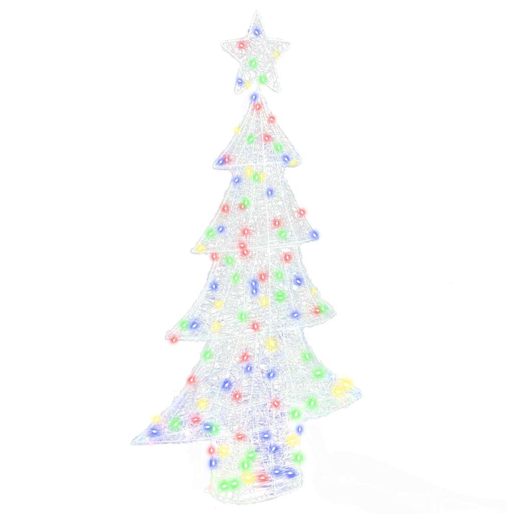FLYNOR Christmas Tree with 160 LEDs Multicolour 150 cm Acrylic - Design Hut