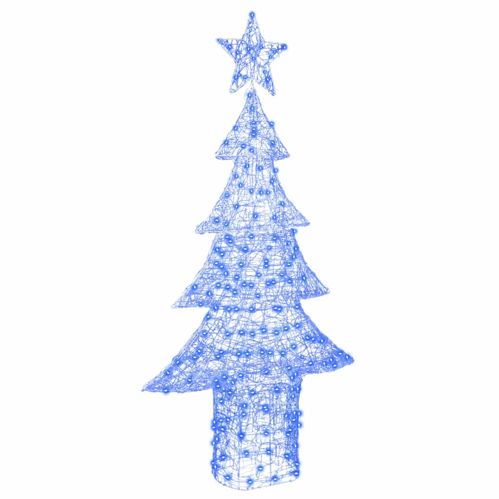 FLYNOR Christmas Tree with 240 LEDs Blue 180 cm Acrylic - Merkel Designers