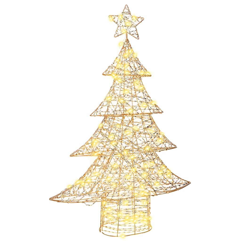 FLYNOR Christmas Tree with 120 LEDs Warm white 120 cm PET - Style and Chic