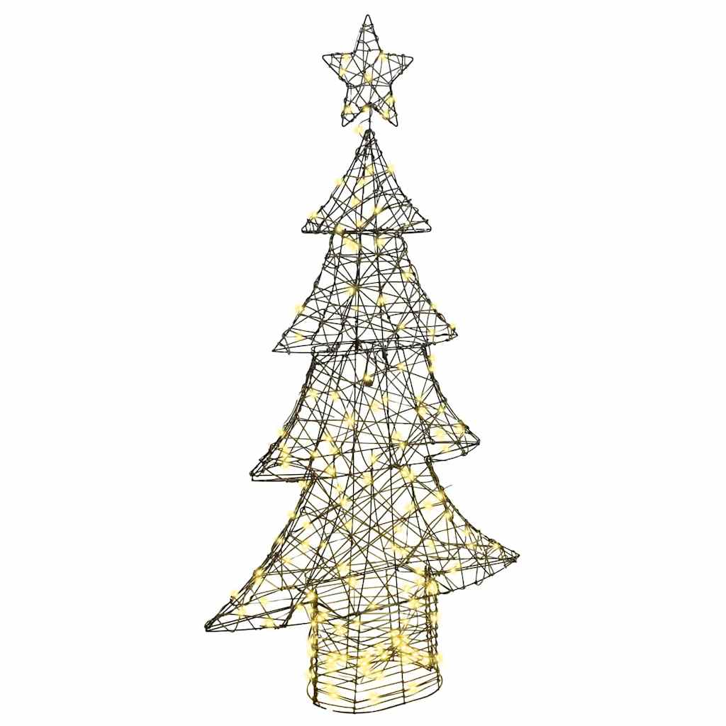 FLYNOR Christmas Tree with 160 LEDs Warm white 150 cm Rattan - All Things Good
