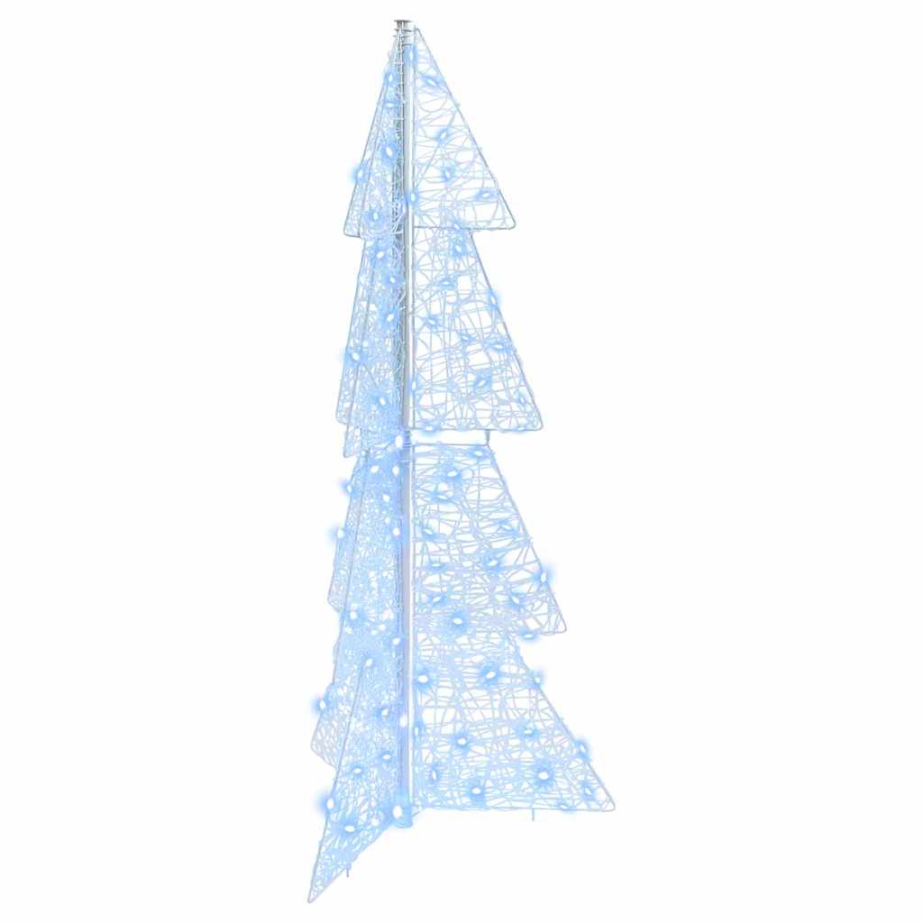 FROVIA Christmas Tree with 100 LEDs Cold White 120 cm Acrylic - Design Hut
