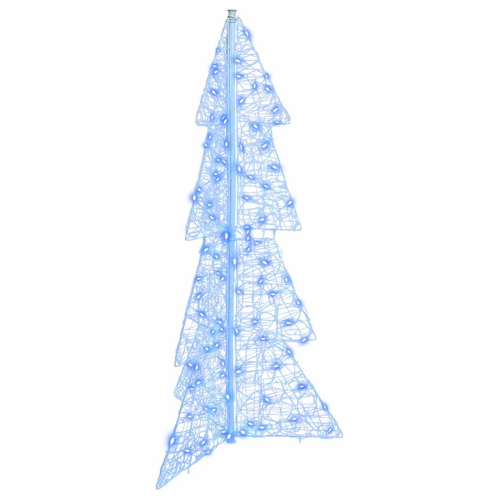 FROVIA Christmas Tree with 100 LEDs Blue 120 cm Acrylic - Direct Imports