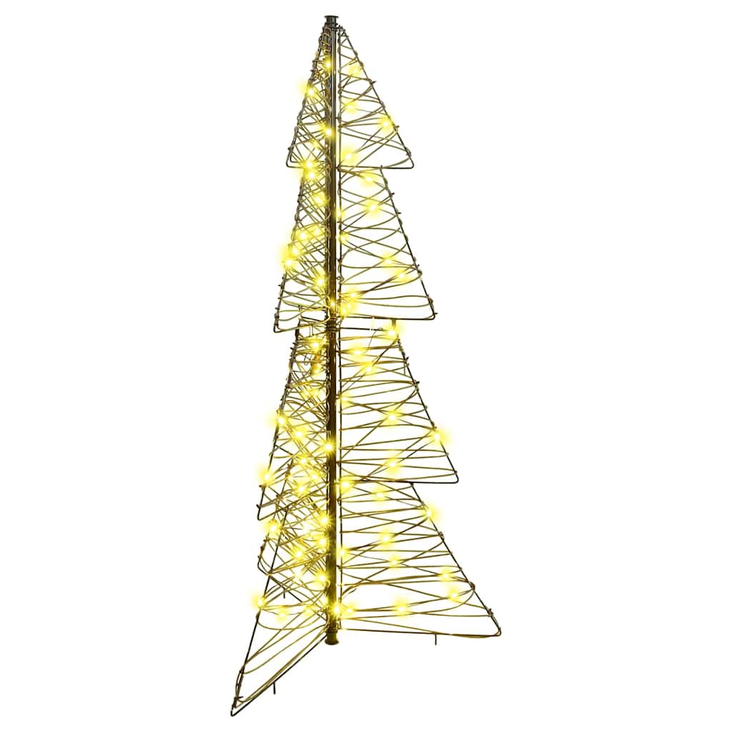 FROVIA Christmas Tree with 100 LEDs Warm White 120 cm Rattan - Design Hut