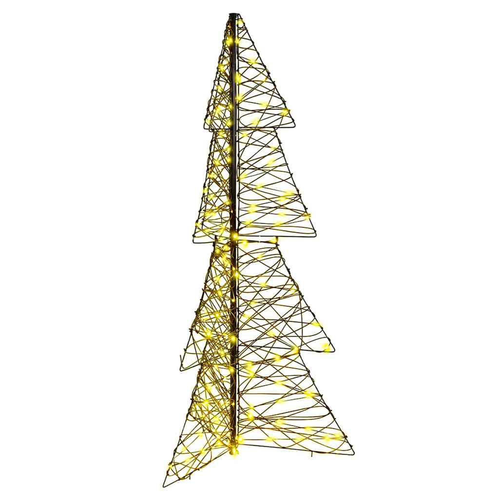 FROVIA Christmas Tree with 160 LEDs Warm White 150 cm Rattan - Direct Imports