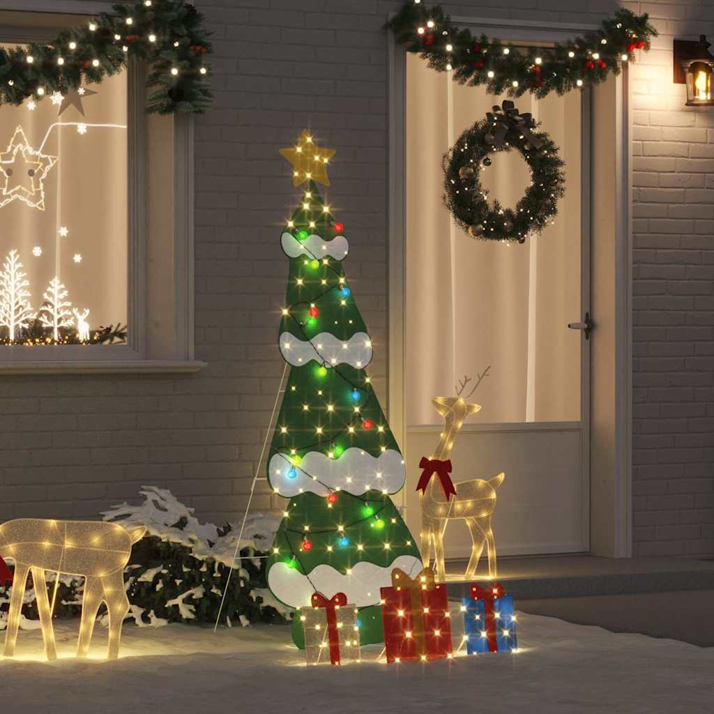 FROSTIQ Lighted Christmas Tree with 3 Gift Boxes 2D Warm White 180 cm - Tyrell & Tyrell