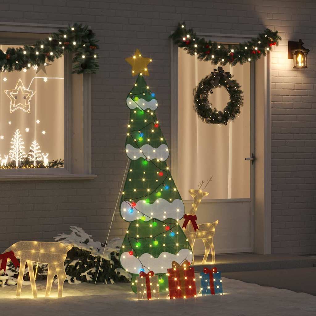 FROSTIQ Lighted Christmas Tree with 3 Gift Boxes 2D Warm White 210 cm - Unbeatable Bargains