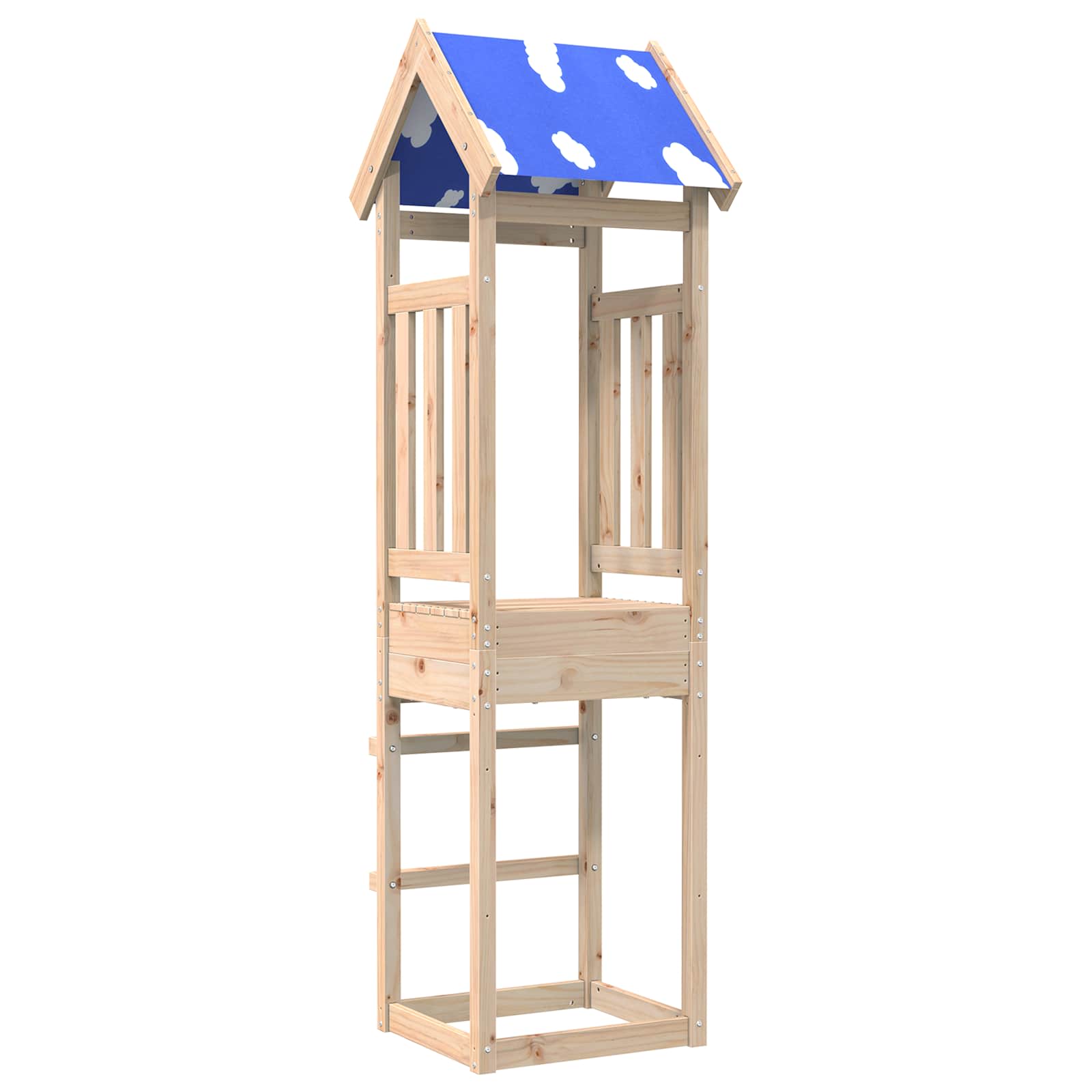 STON Play Tower 52.5x46.5x208 cm Wooden - Brown - Design Hut