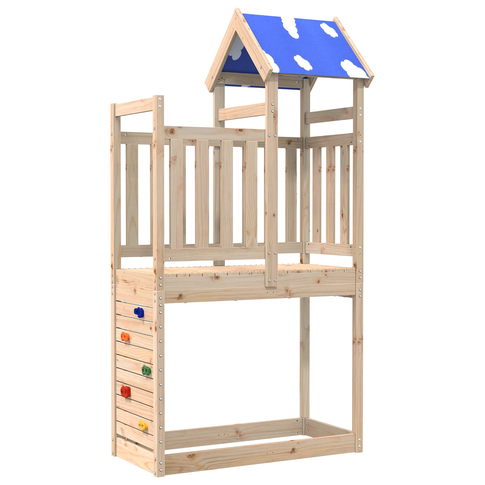 STON Play Tower 110.5x52.5x215 cm Wooden - Brown - Design Hut