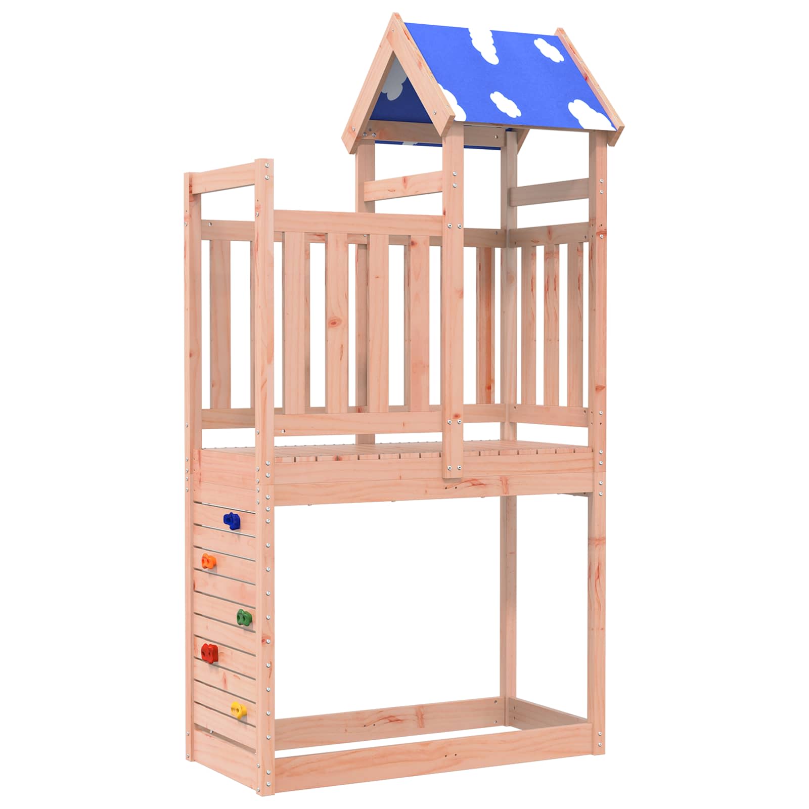STON Play Tower 110.5x52.5x215 cm Solid Douglas Wood - Brown - Design Hut