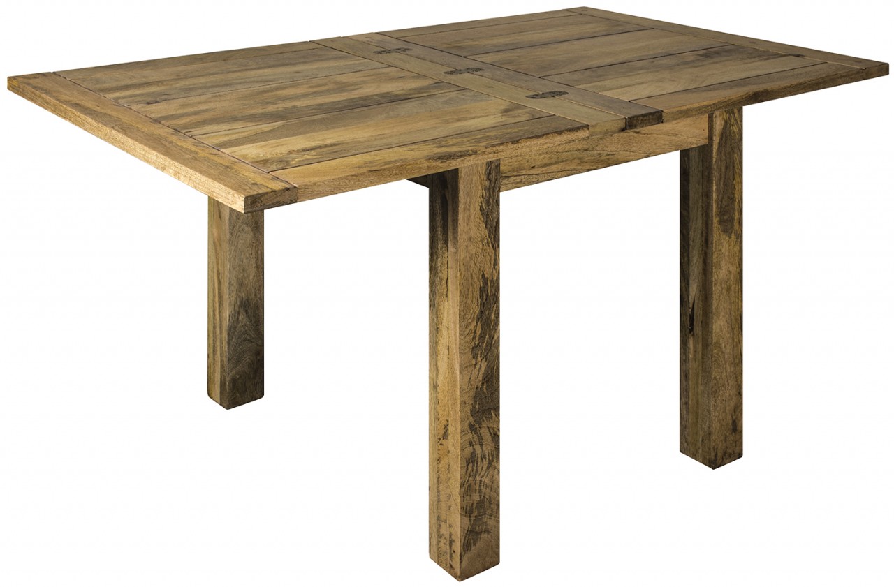 Handcrafted Extendable Mango Wood Butterfly Dining Table - Beasley & Sons