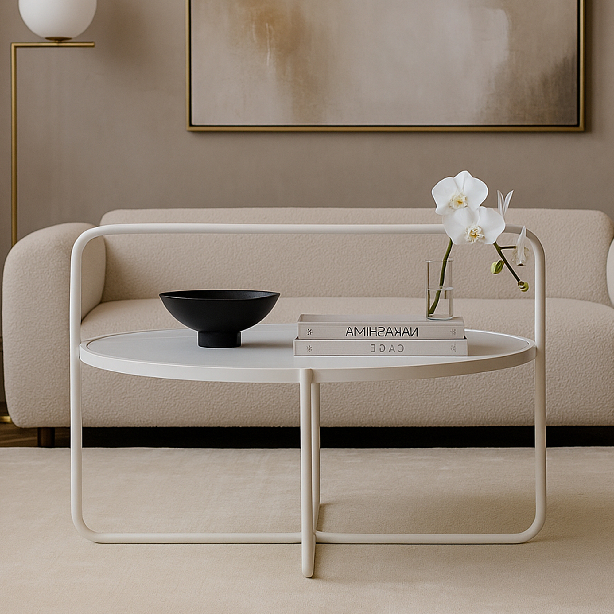 BRACKENFIELD Coffee Table White - Galvin and Galloway