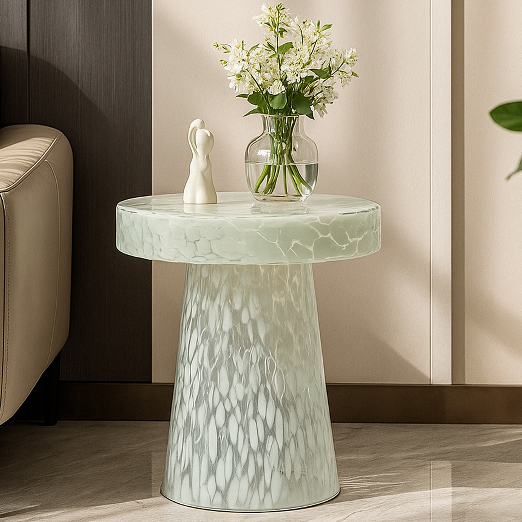 BRAITHWAITE Side Table White