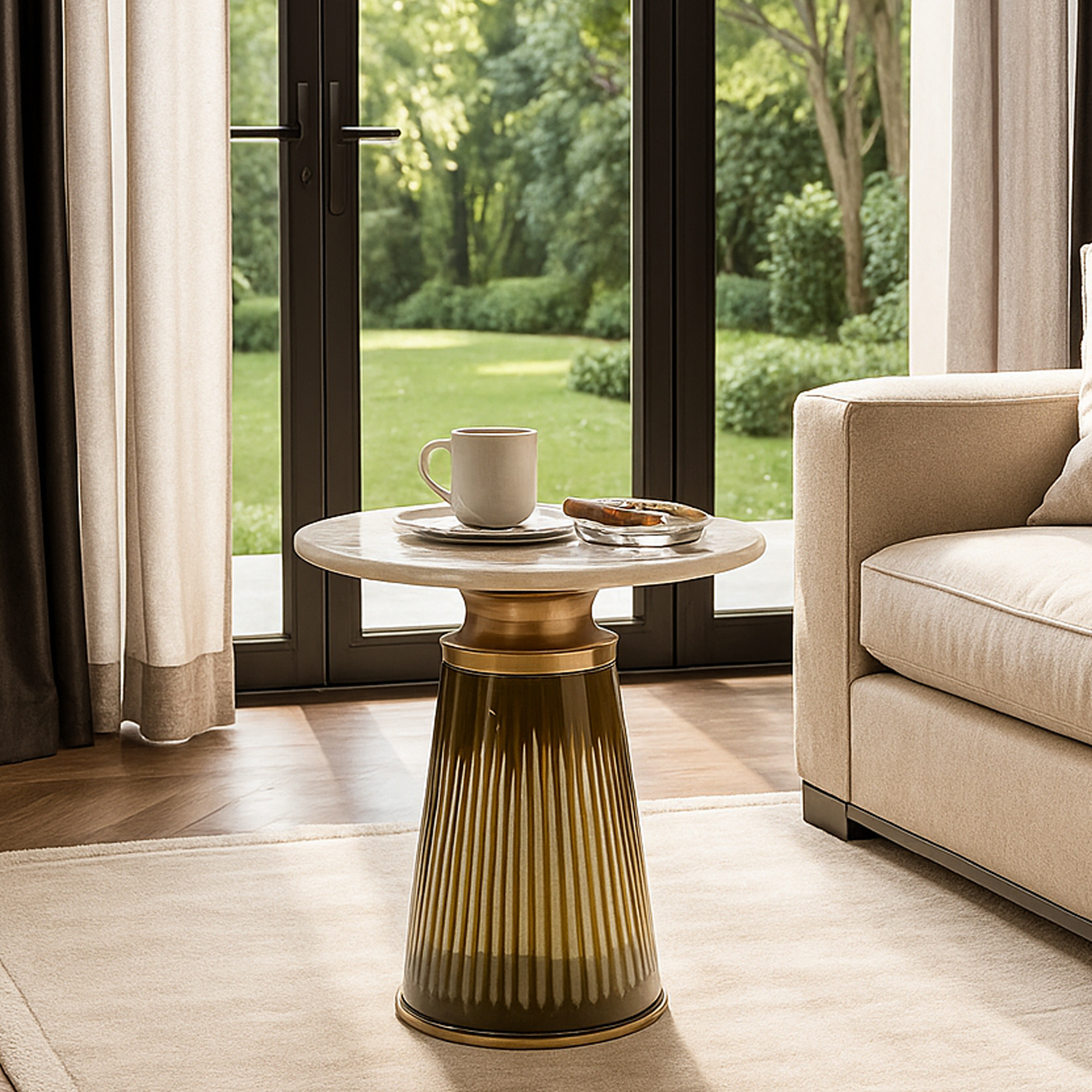 BRIGHTON Side Table Dusk - Galvin and Galloway