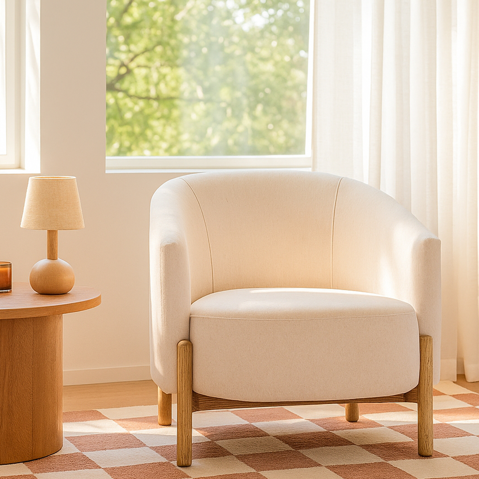 CHILTERN Armchair Natural - Galvin and Galloway