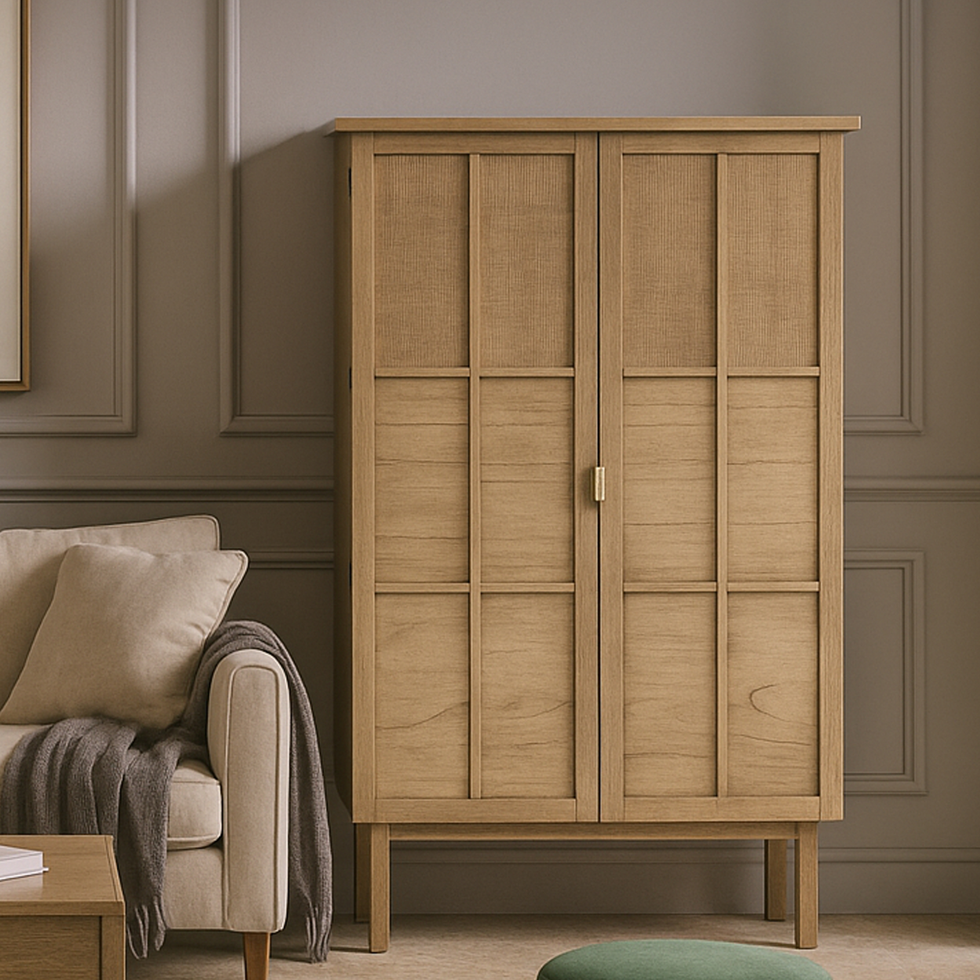 CHISWICK 2 Door Storage Cabinet - Galvin and Galloway