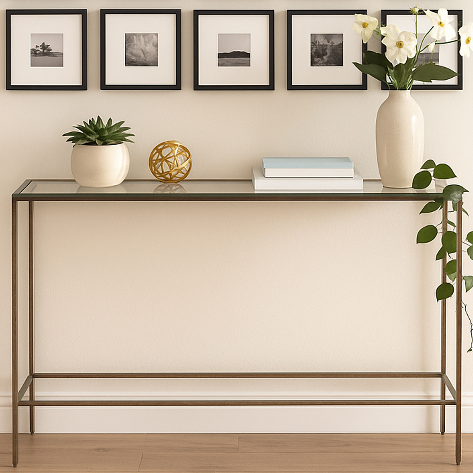 ELLESMERE Console Table - Brown - Galvin and Galloway