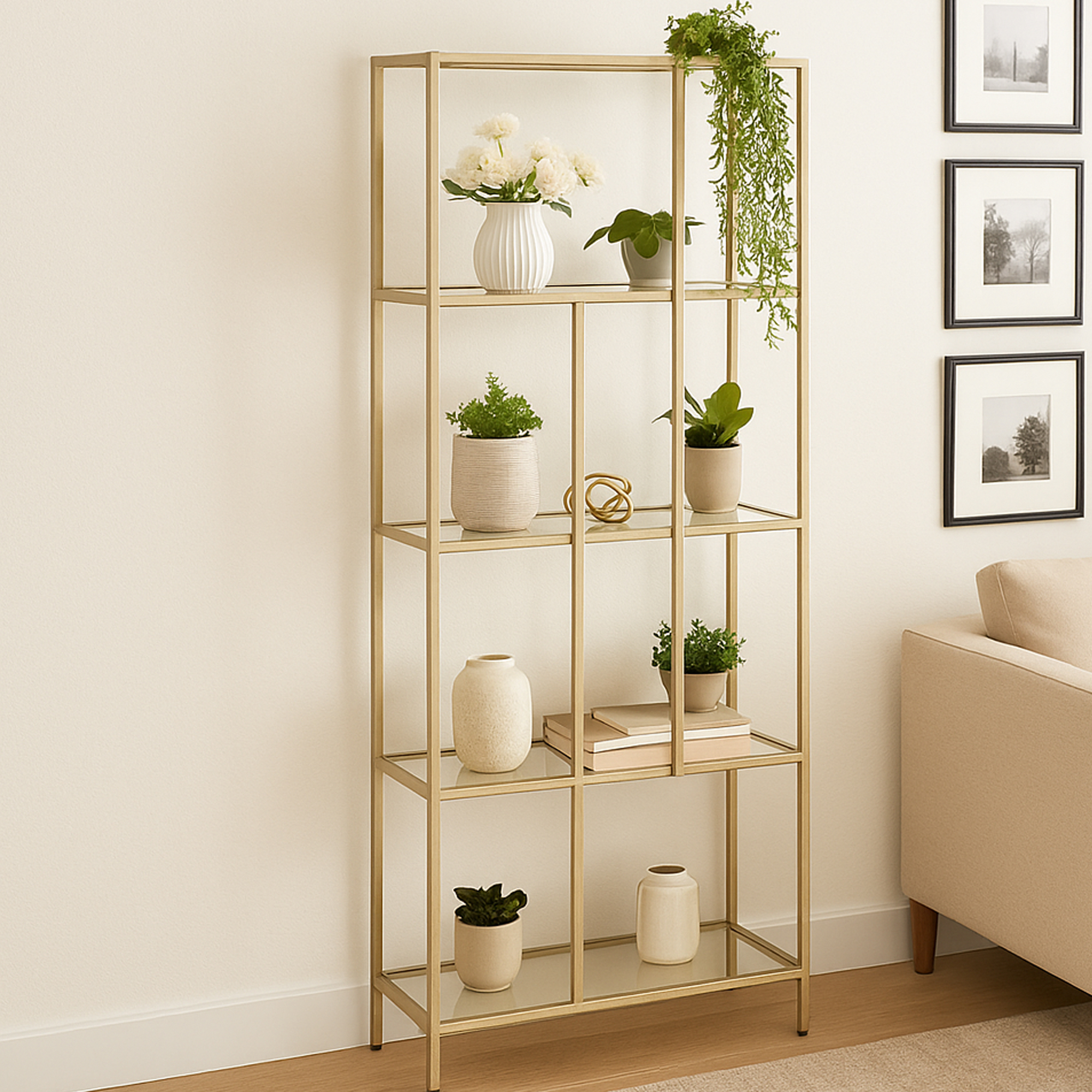 ELLESMERE Display Rack Gold - Galvin and Galloway