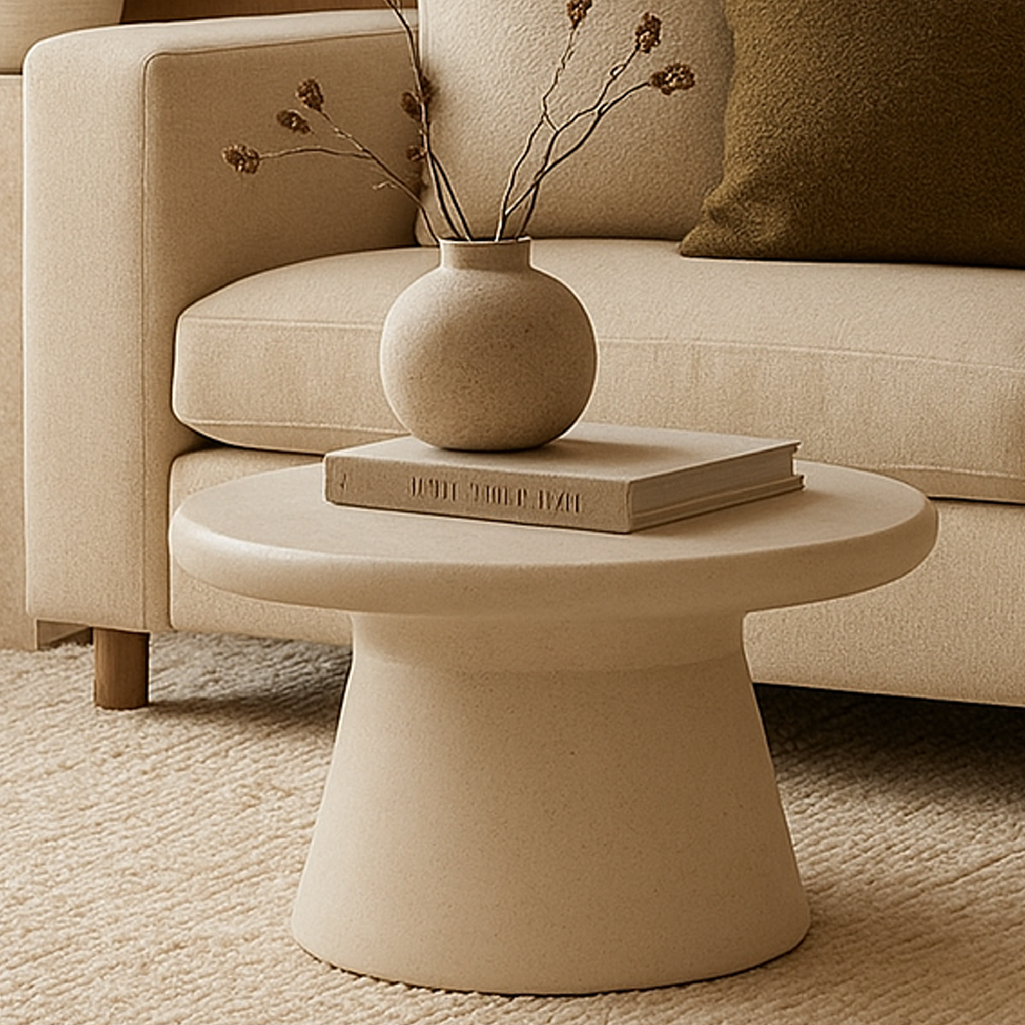 ELMBROOK Coffee Table Cream - Galvin and Galloway