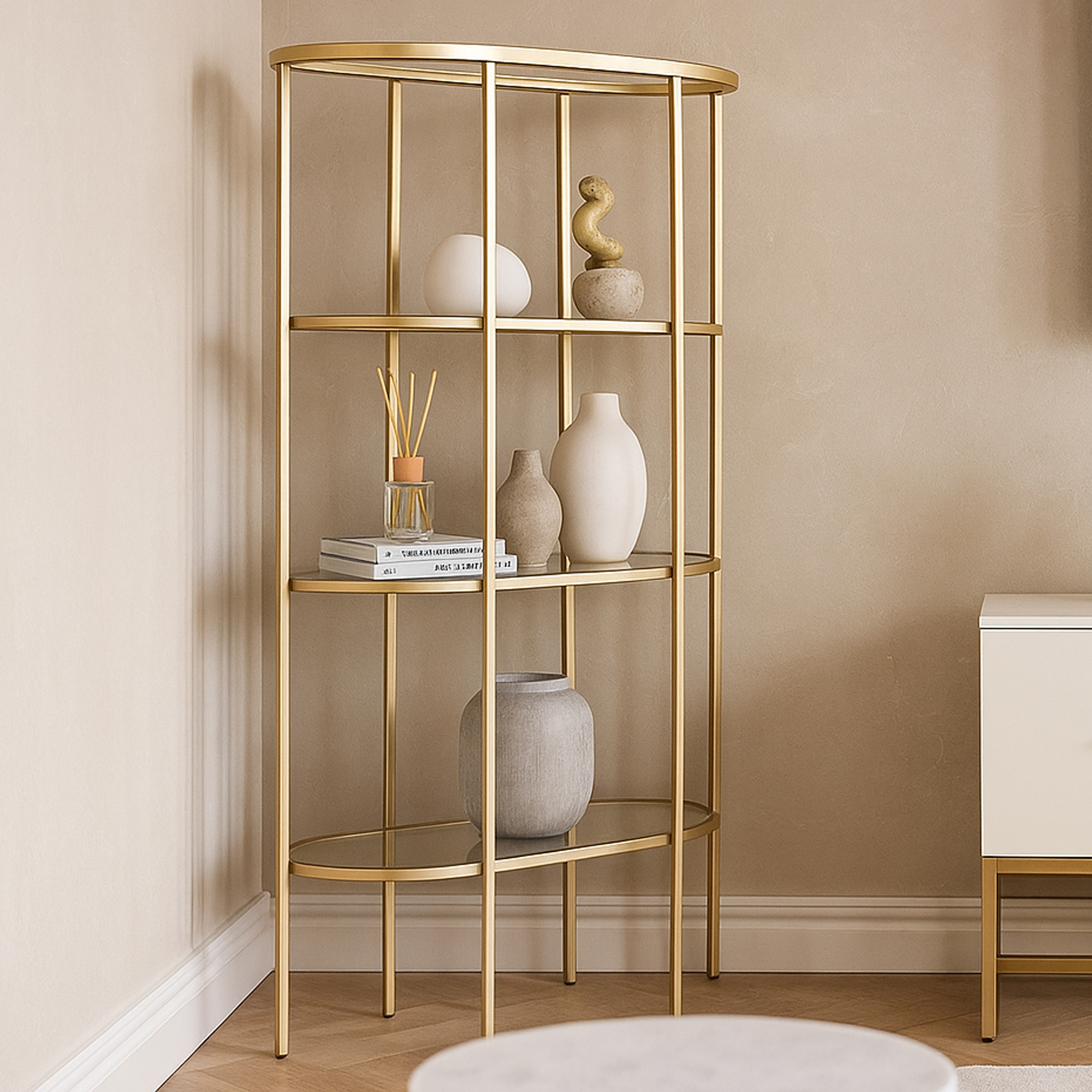 GREENFORD Display Rack - Gold - Galvin and Galloway