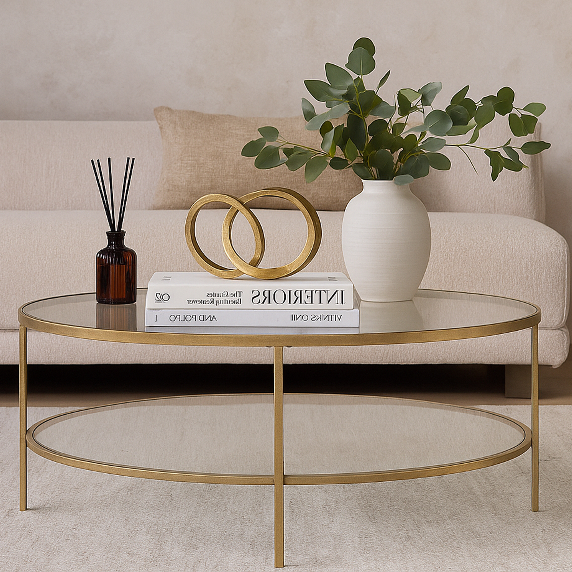 GREENFORD Coffee Table - Gold - Galvin and Galloway