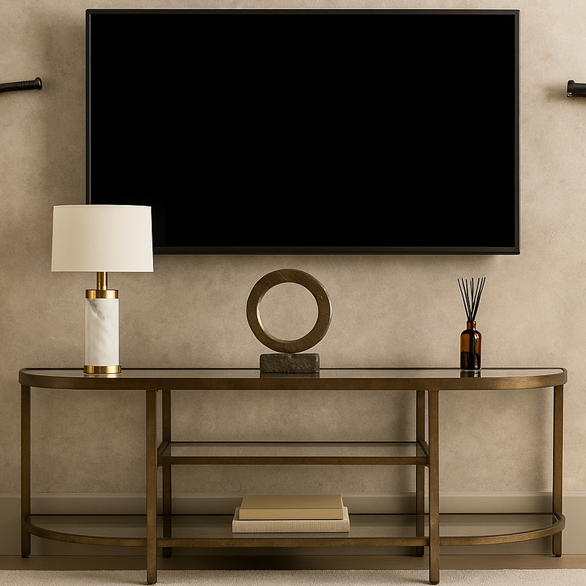 GREENFORD TV Unit - Brown - Galvin and Galloway