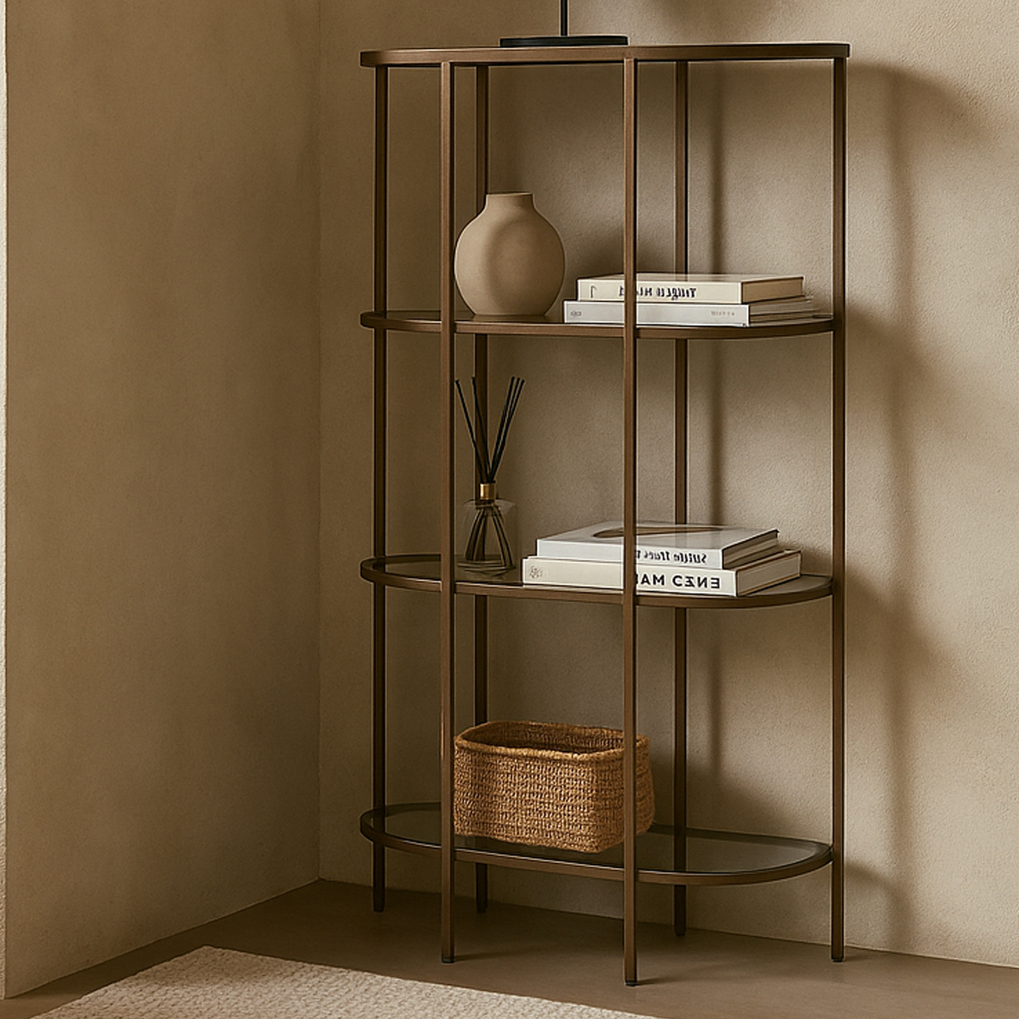 GREENFORD Display Rack - Brown - Galvin and Galloway