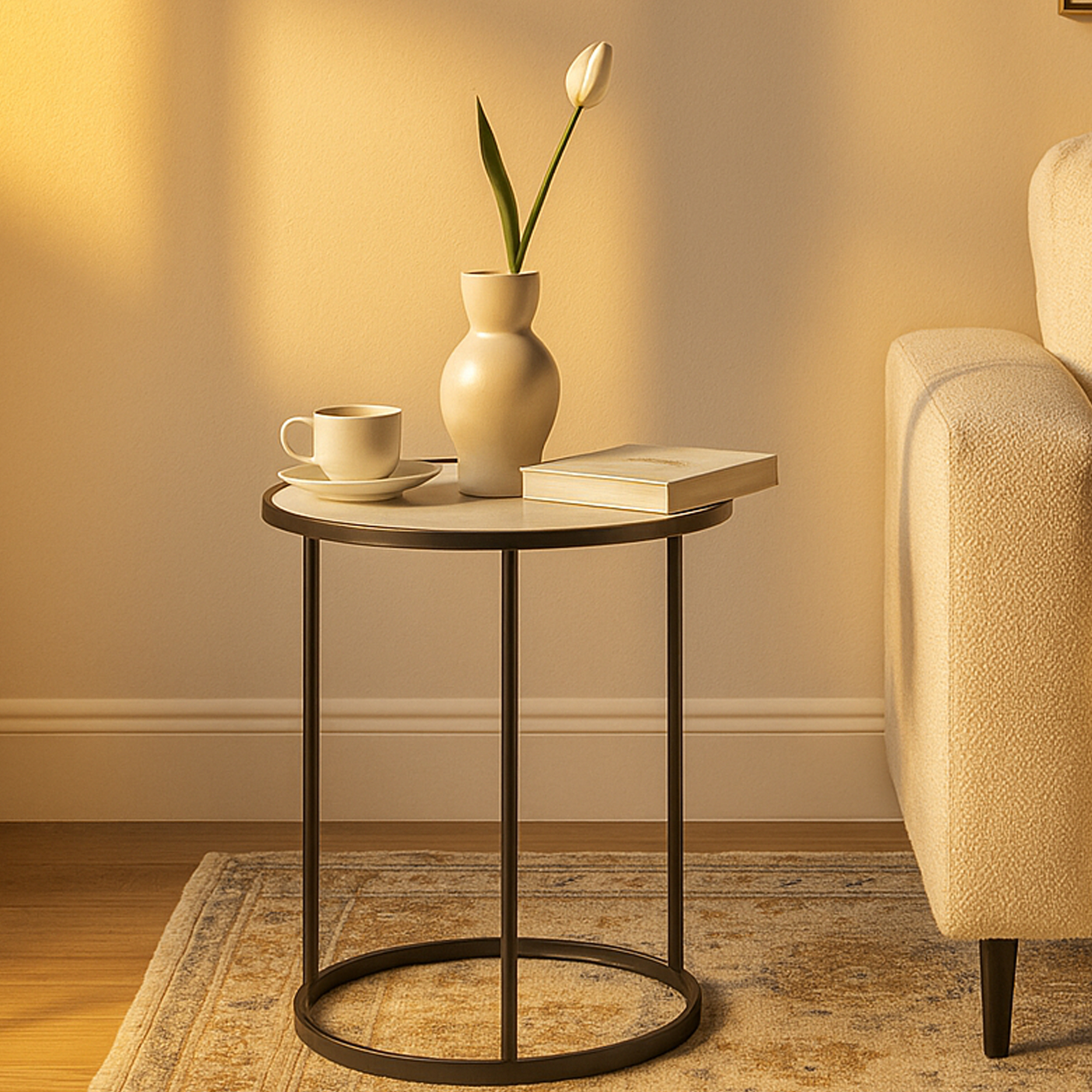 GREENHURST Metal Side Table - Galvin and Galloway
