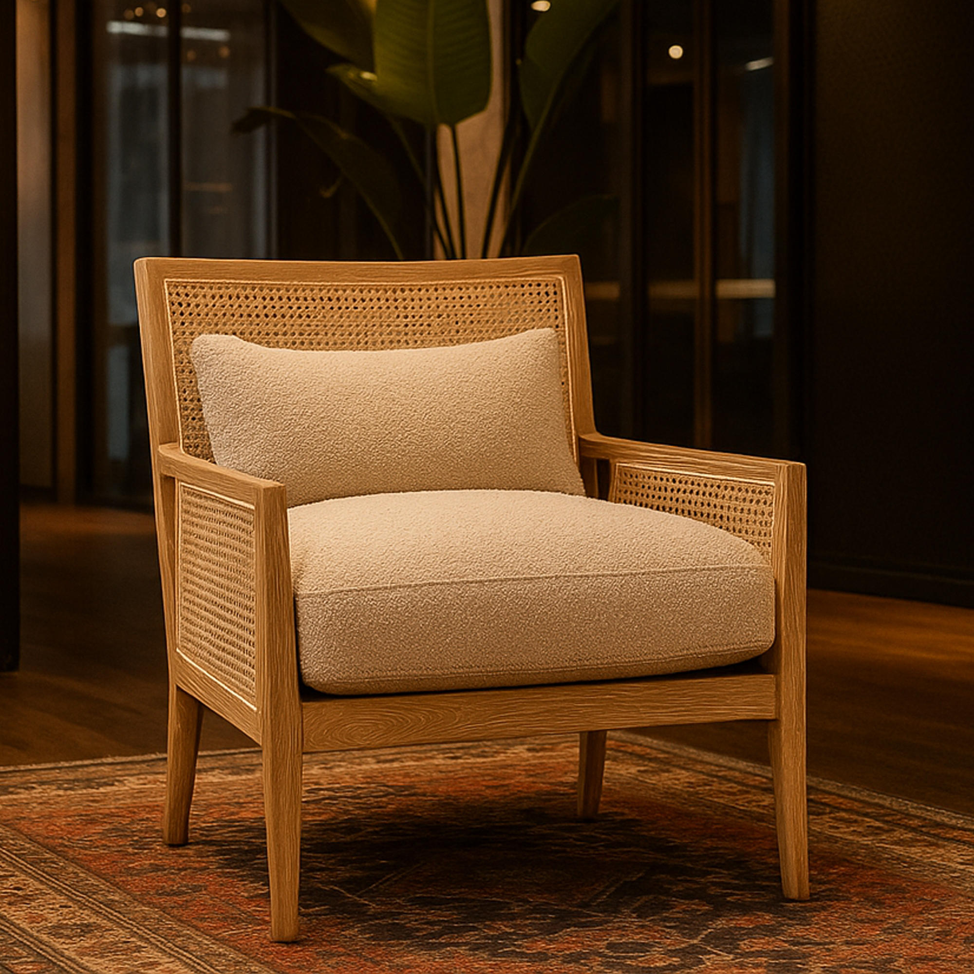 HEATHERMERE Armchair Natural - Galvin and Galloway