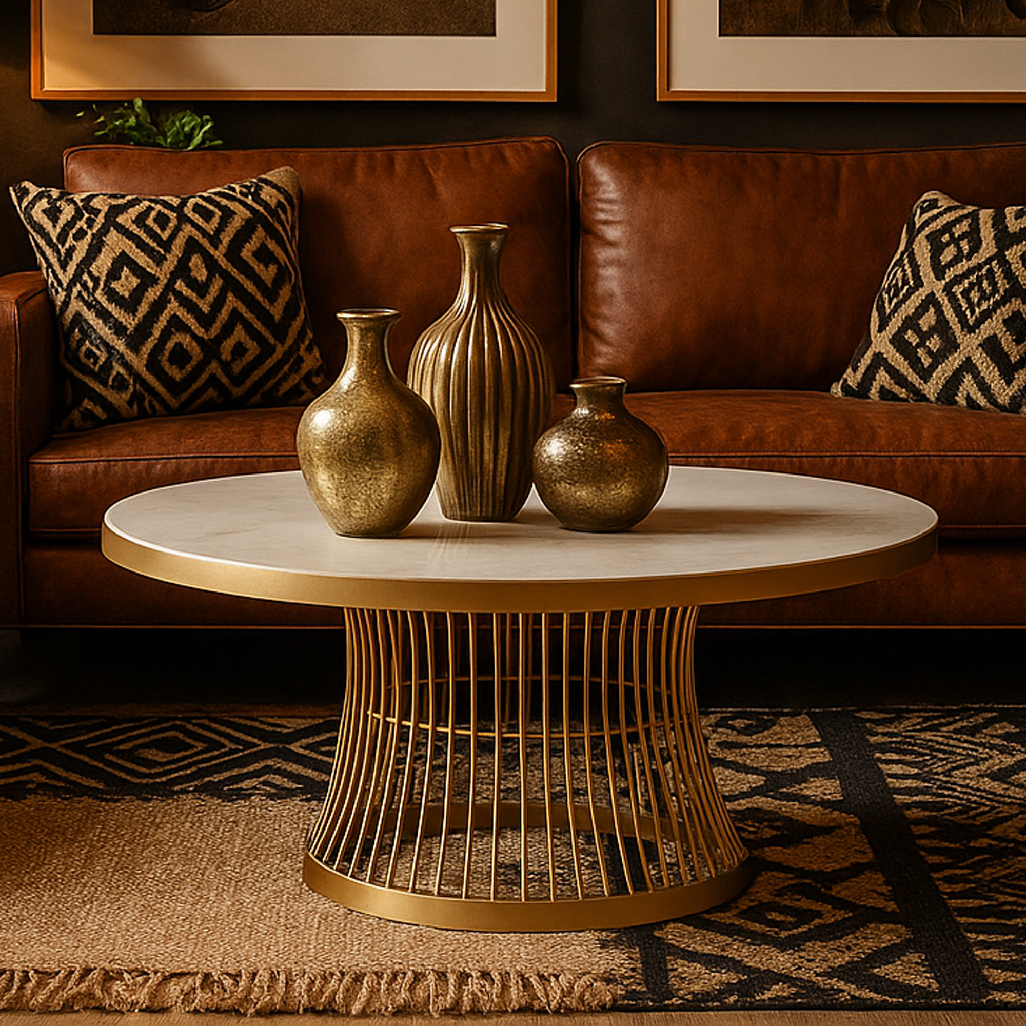 HEATHMOOR Coffee Table Gold - Galvin and Galloway