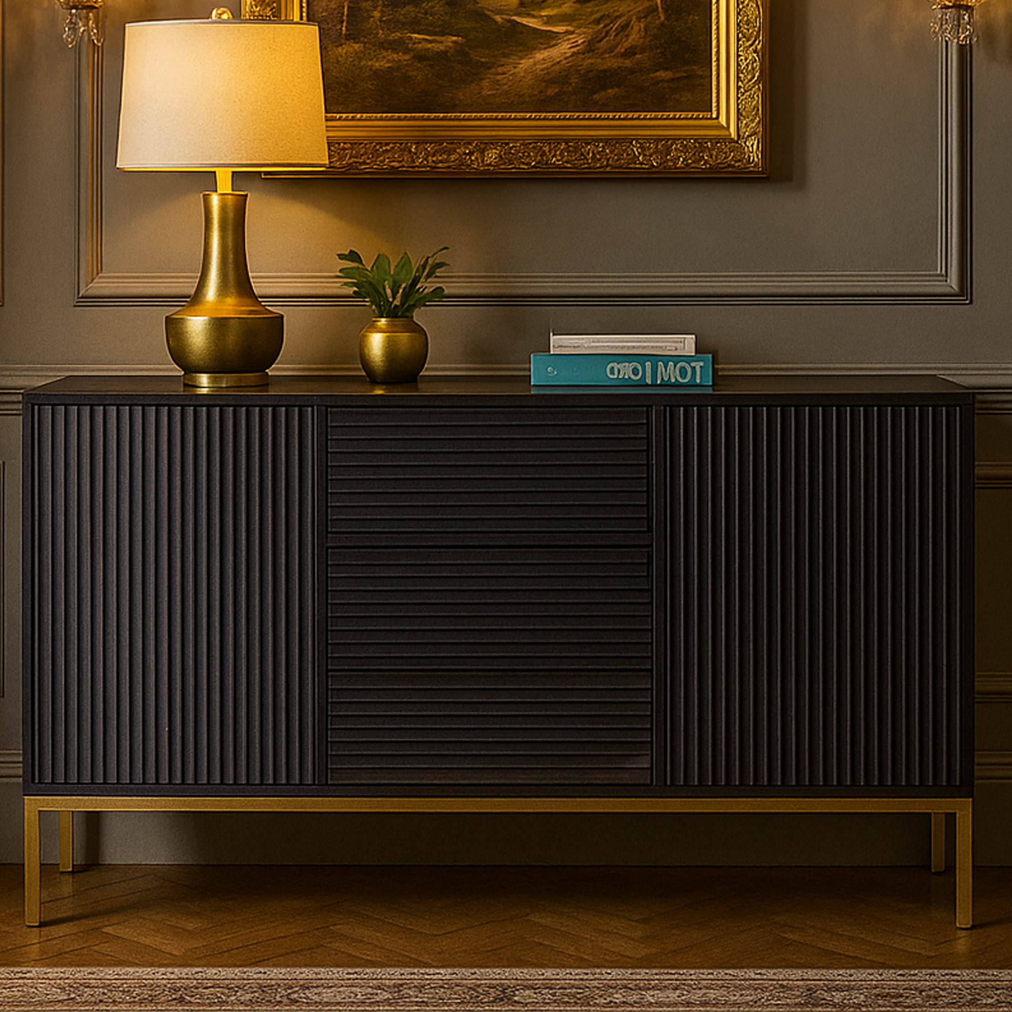 KINGSMERE 2 Door 3 Drawer Sideboard - Galvin and Galloway