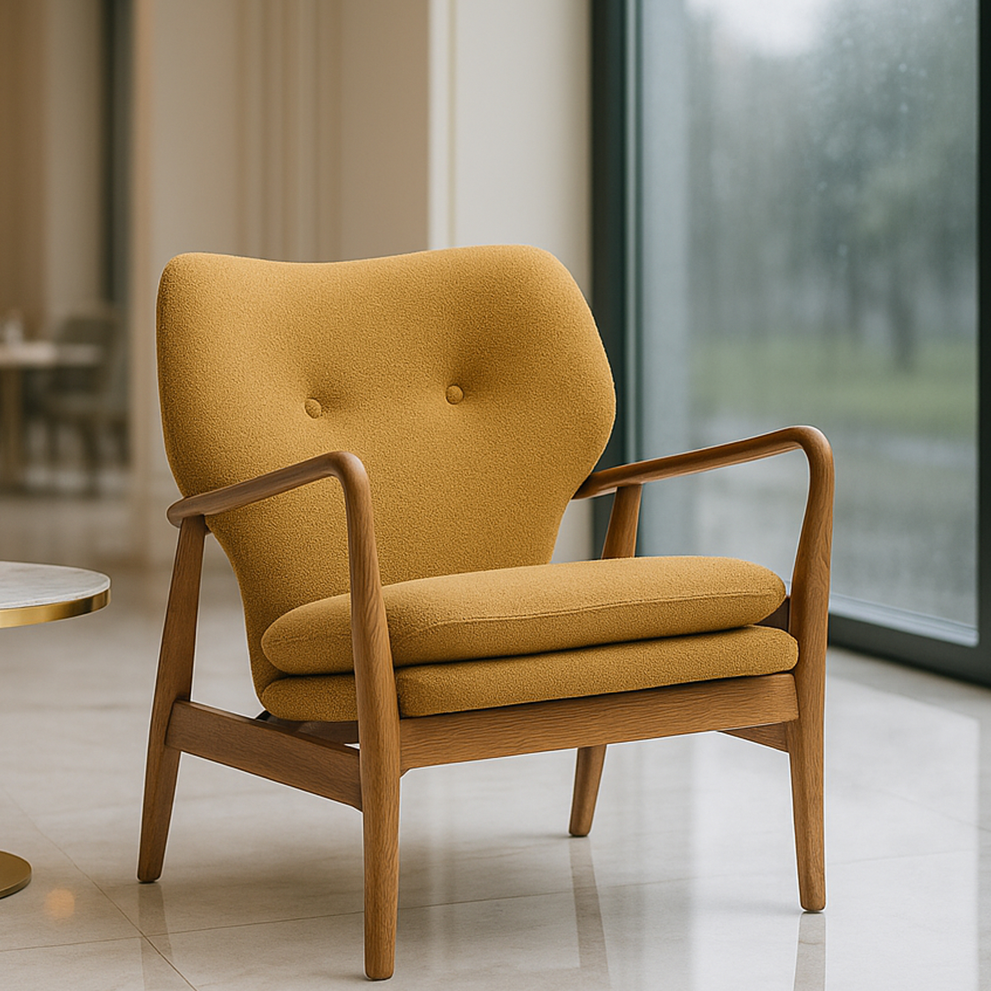 NORTHLEIGH Armchair Ochre - Galvin and Galloway