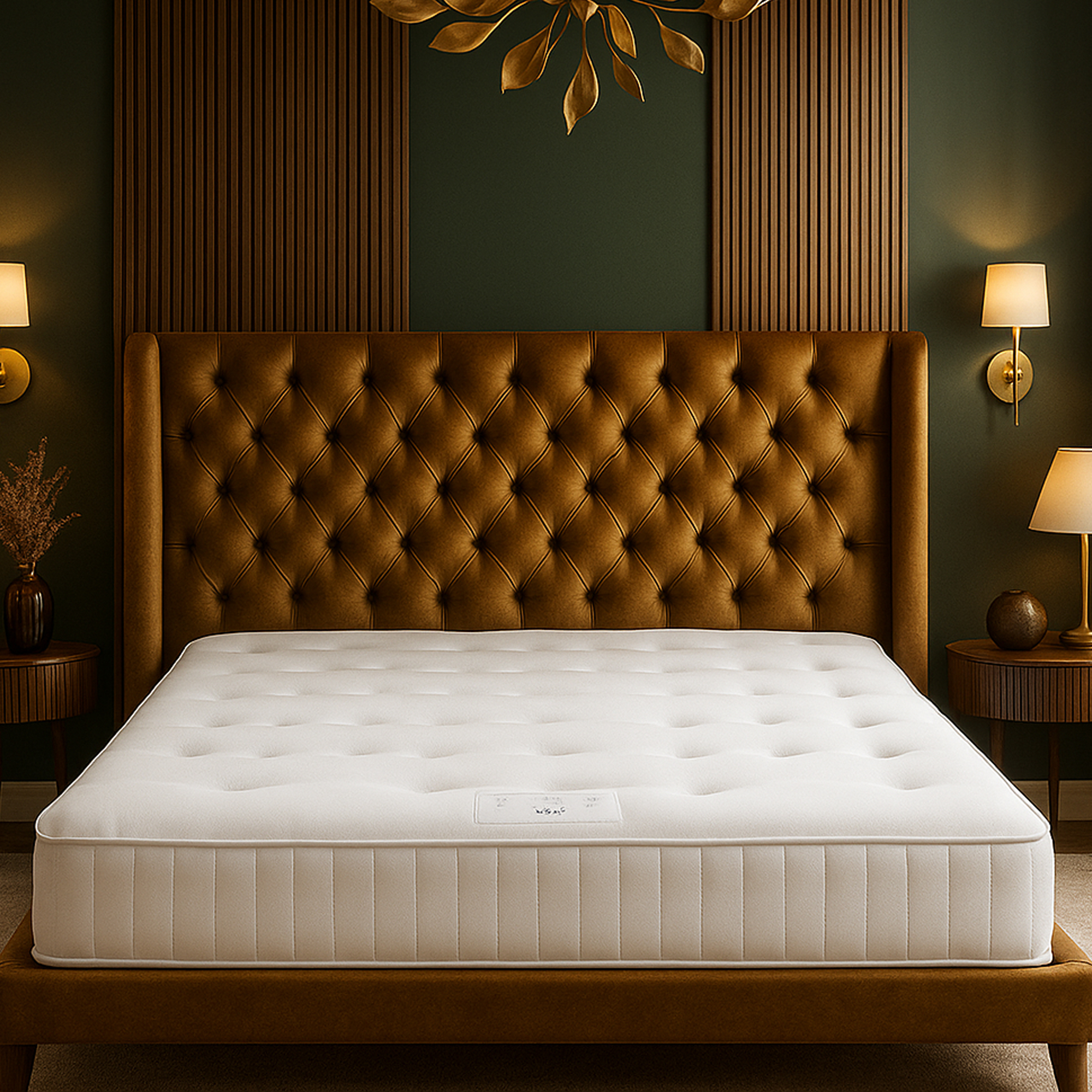 NORTHWOOD Single Cotton Pocket Sprung Mattress - 1000 Springs - Galvin and Galloway