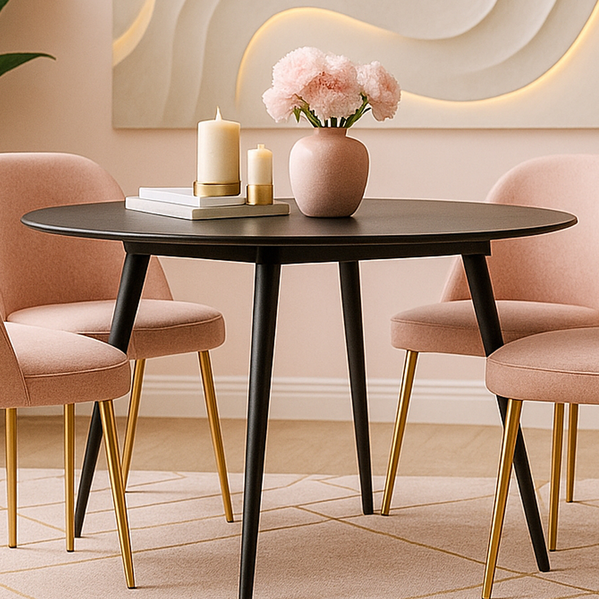 ROSEBANK Round Dining Table - Galvin and Galloway