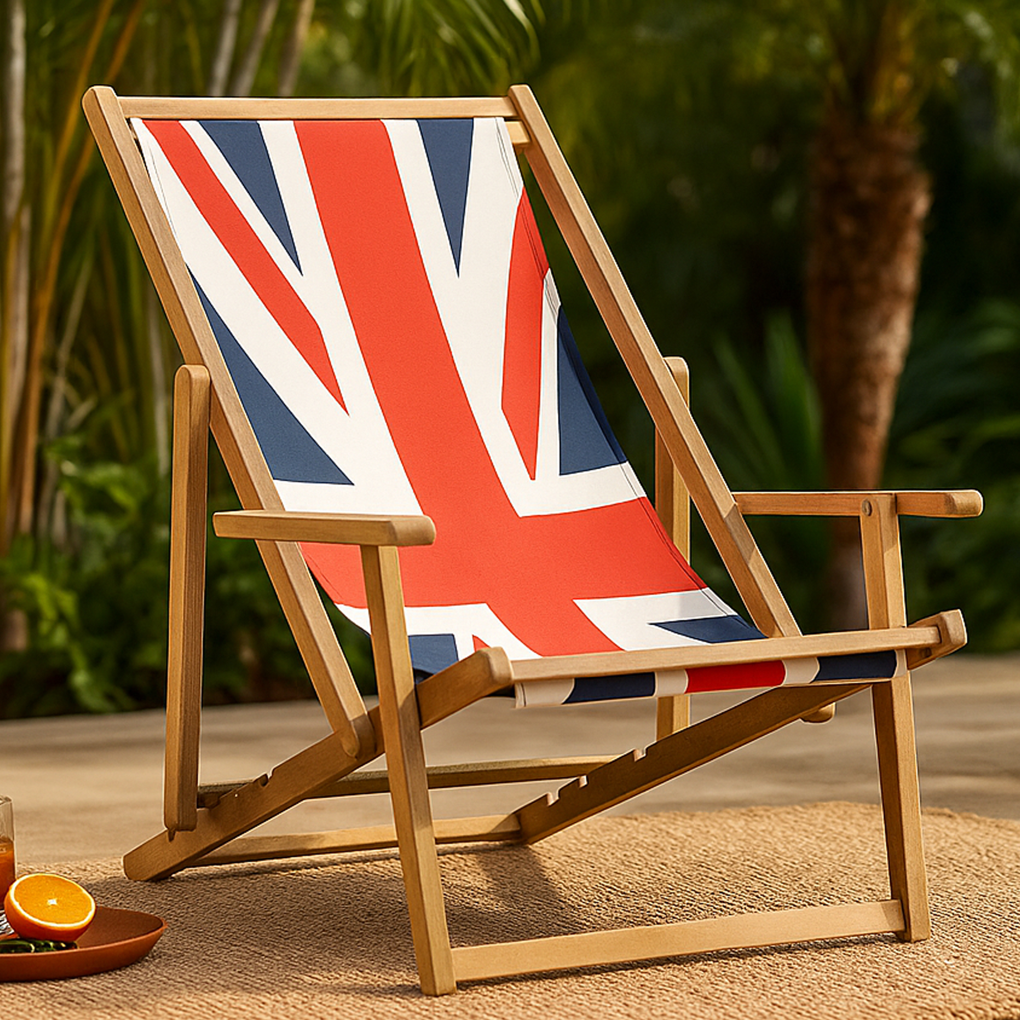 SOMERDALE Sun Lounger - Light Oak - Galvin and Galloway