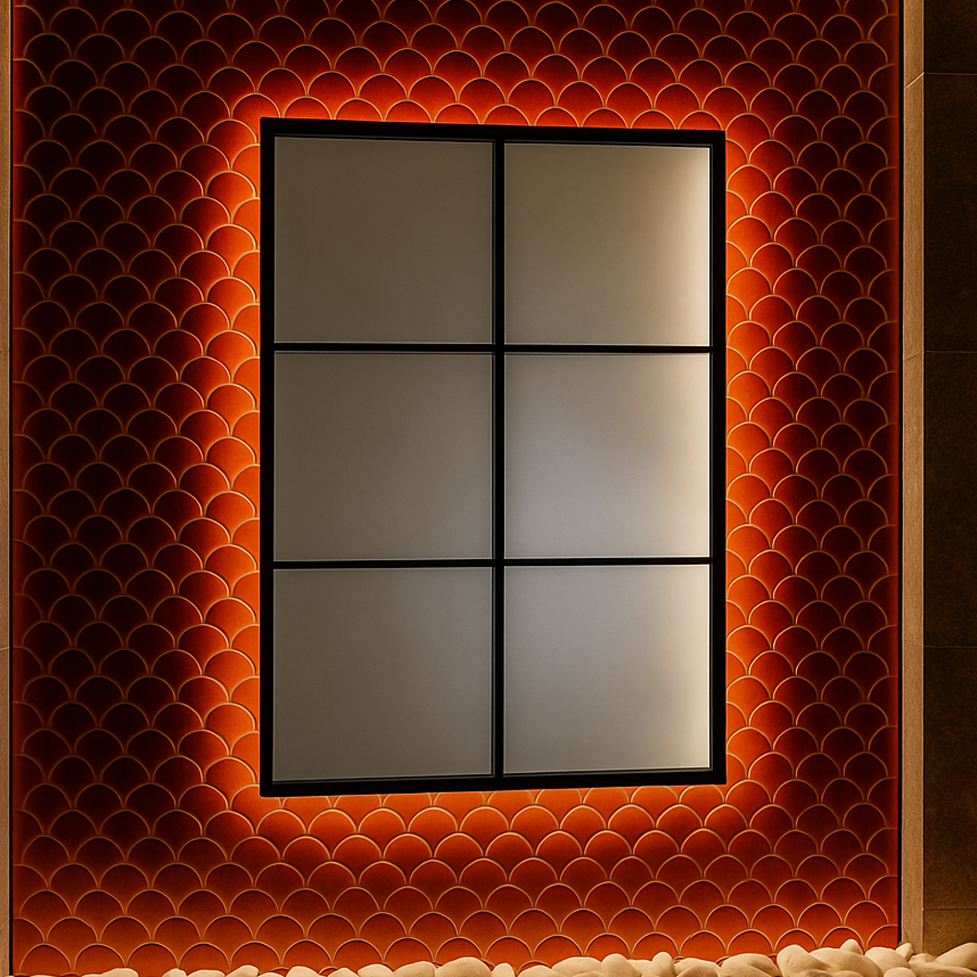 WRENFORD Outdoor Mirror - Black - Galvin and Galloway