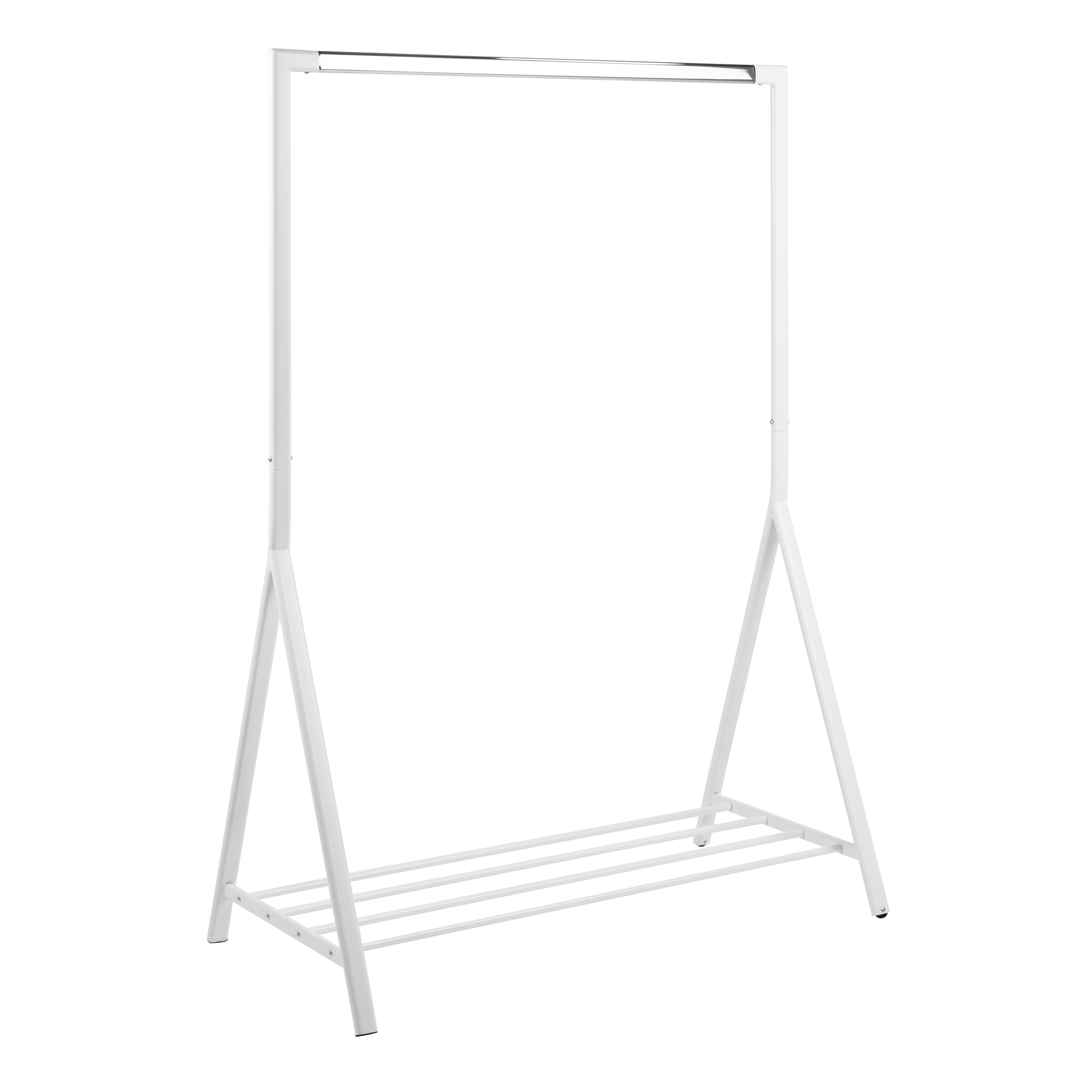 Brent Clothes Rack in White - Rosalind Collection