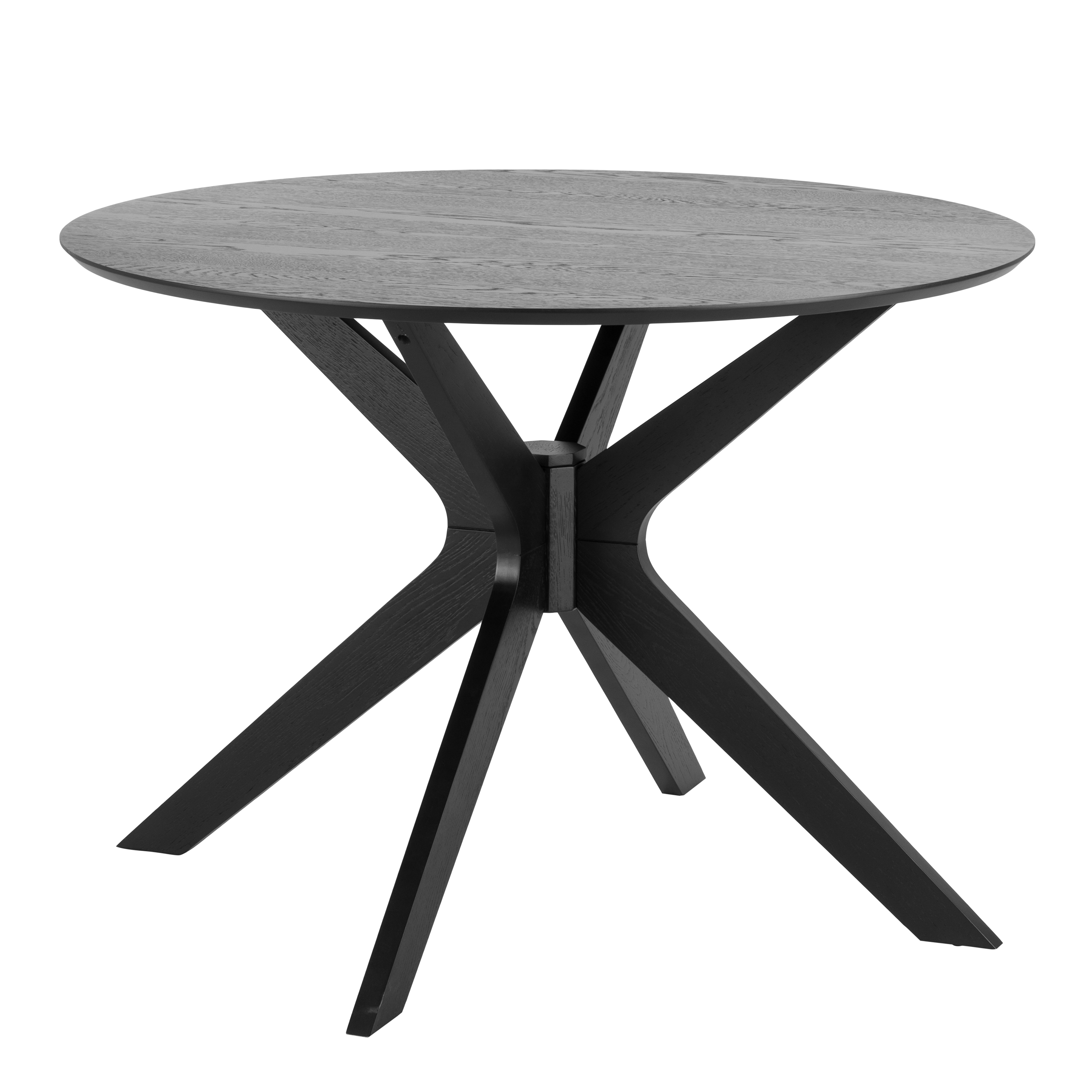 I_Duncan Round Coffee Tablein Black 105x75cm - Rosalind Collection