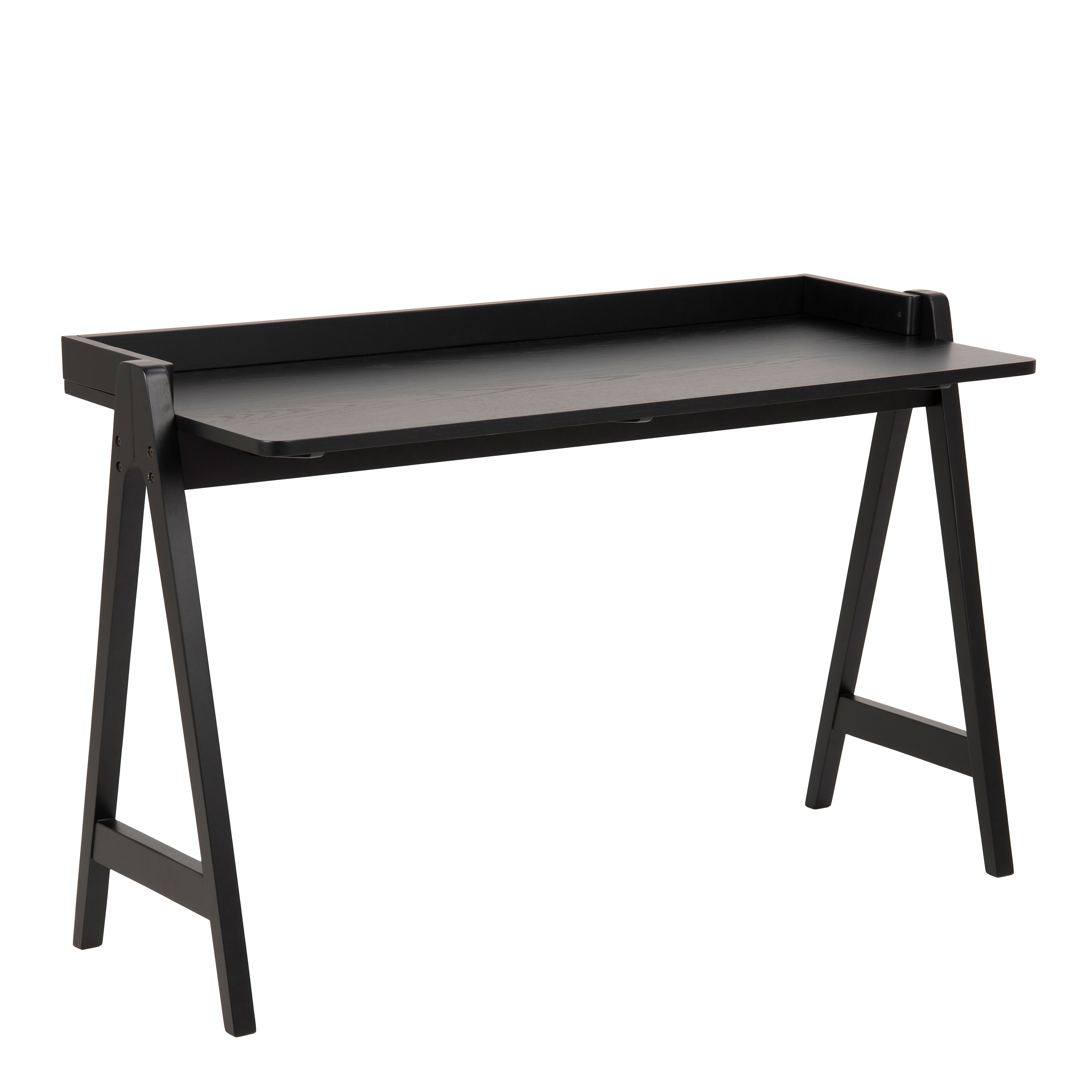 Miso Office Desk in Black - Rosalind Collection