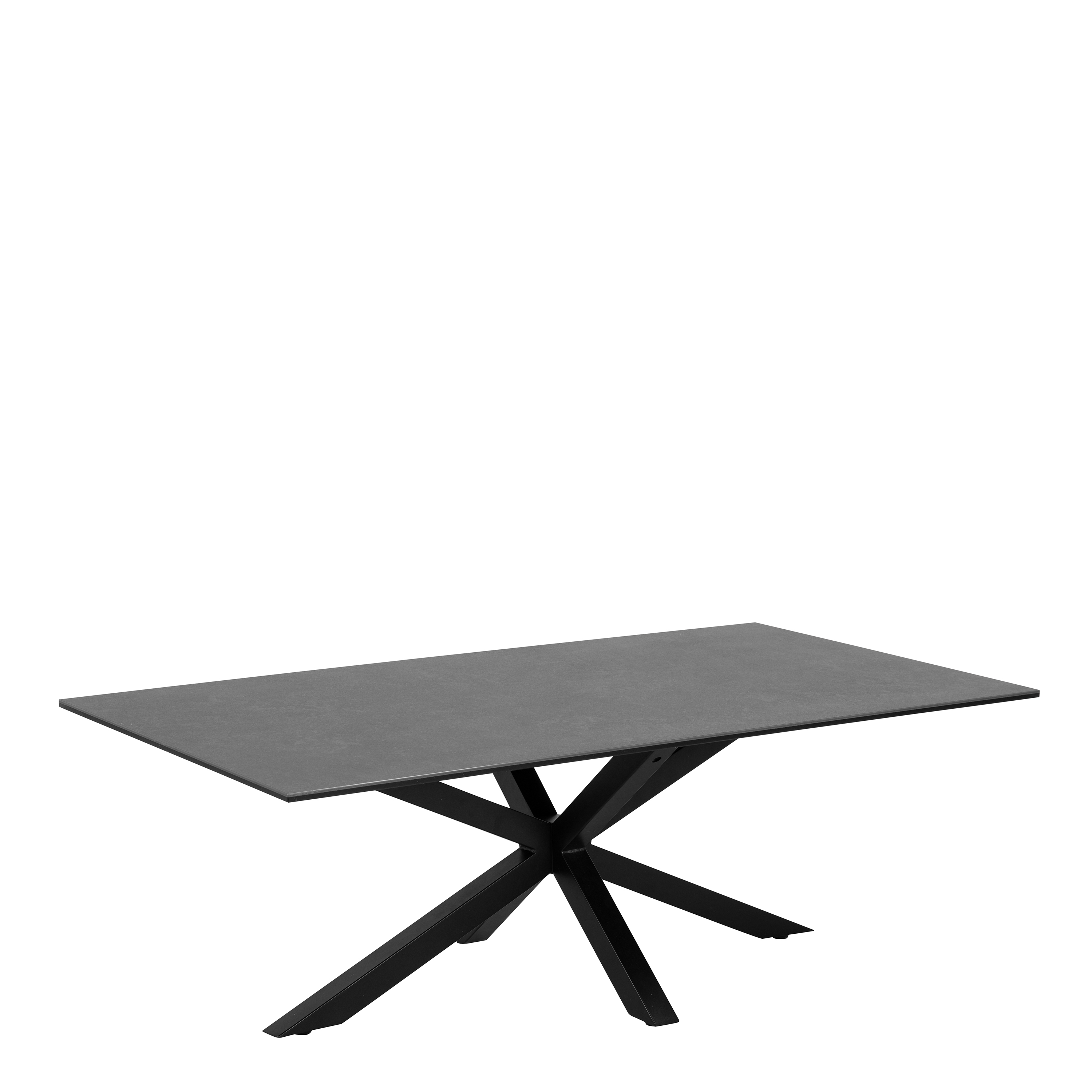 Heaven Ceramic Coffee Table in Black - Rosalind Collection